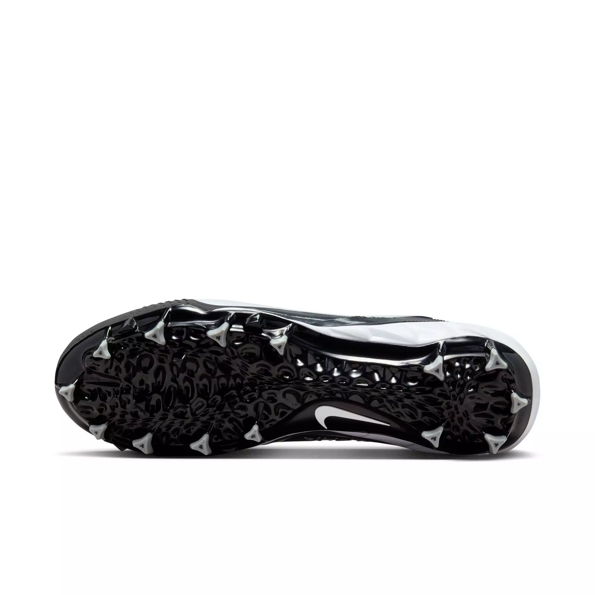 Nike Alpha Menace 4 Varsity "Black/White/Lt Smoke Grey" Men's Football Cleat - BLACK