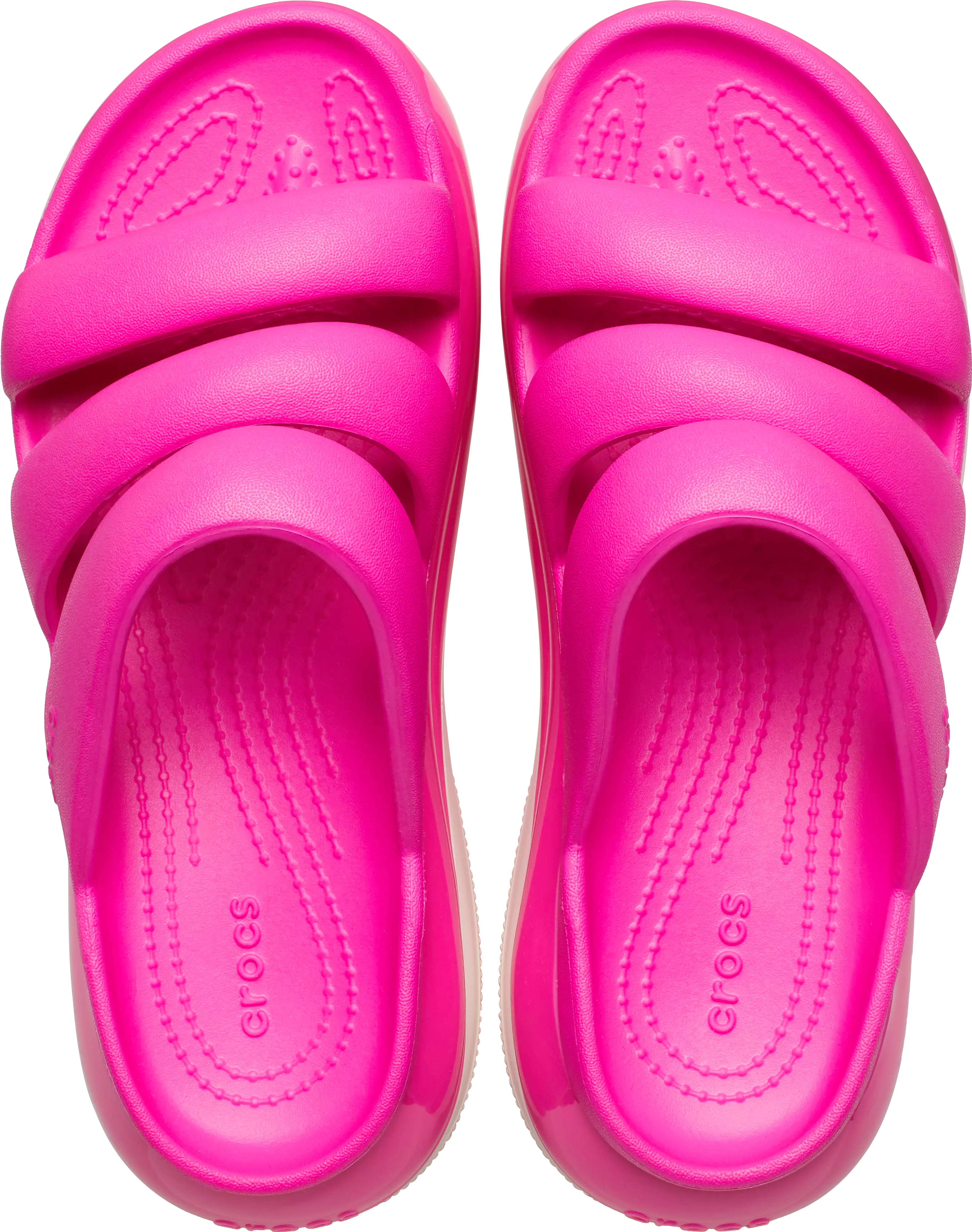 Crocs Mega Crush Triple Strap "Pink Crush" Women's Sandal - PINK