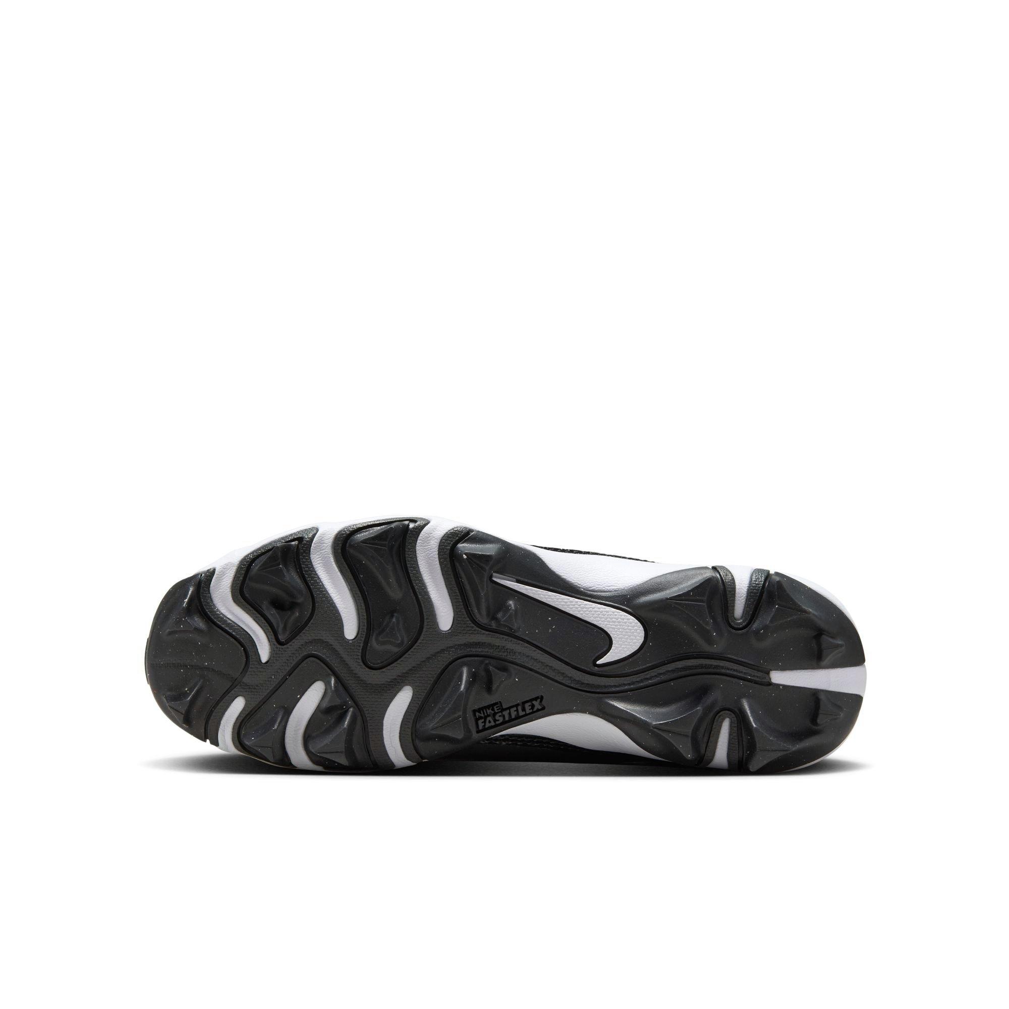 Nike Alpha Menace 4 Shark  Grade School Boys' "Black/White/Lt Smoke Grey" Football Cleat