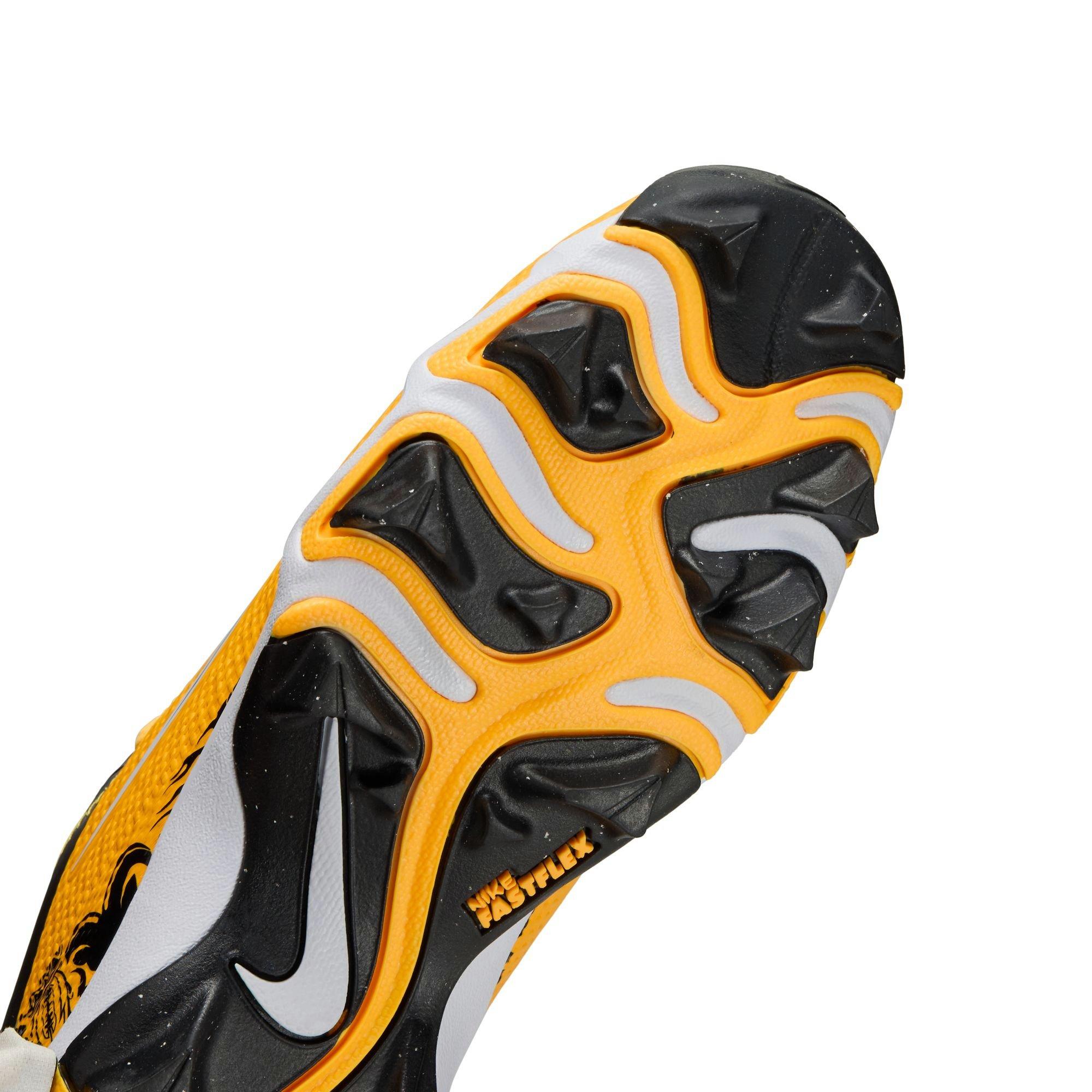 NIKE VAPOR EDGE Speed 360 2 Size 13 FOOTBALL CLEATS FZ6209-800 Laser Ornge Black ClemsonFB wearing the Nike Vapor Edge 360 Pro 2 Cleats in  main image 4