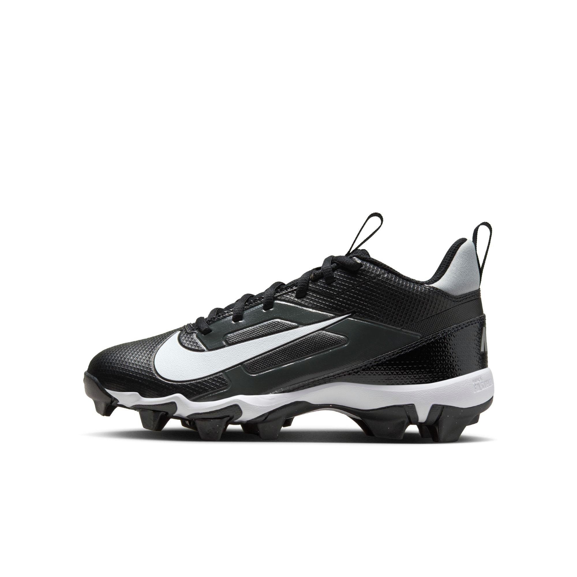Nike Alpha Menace 4 Shark  Preschool Boys' "Black/White/Lt Smoke Grey" Football Cleat