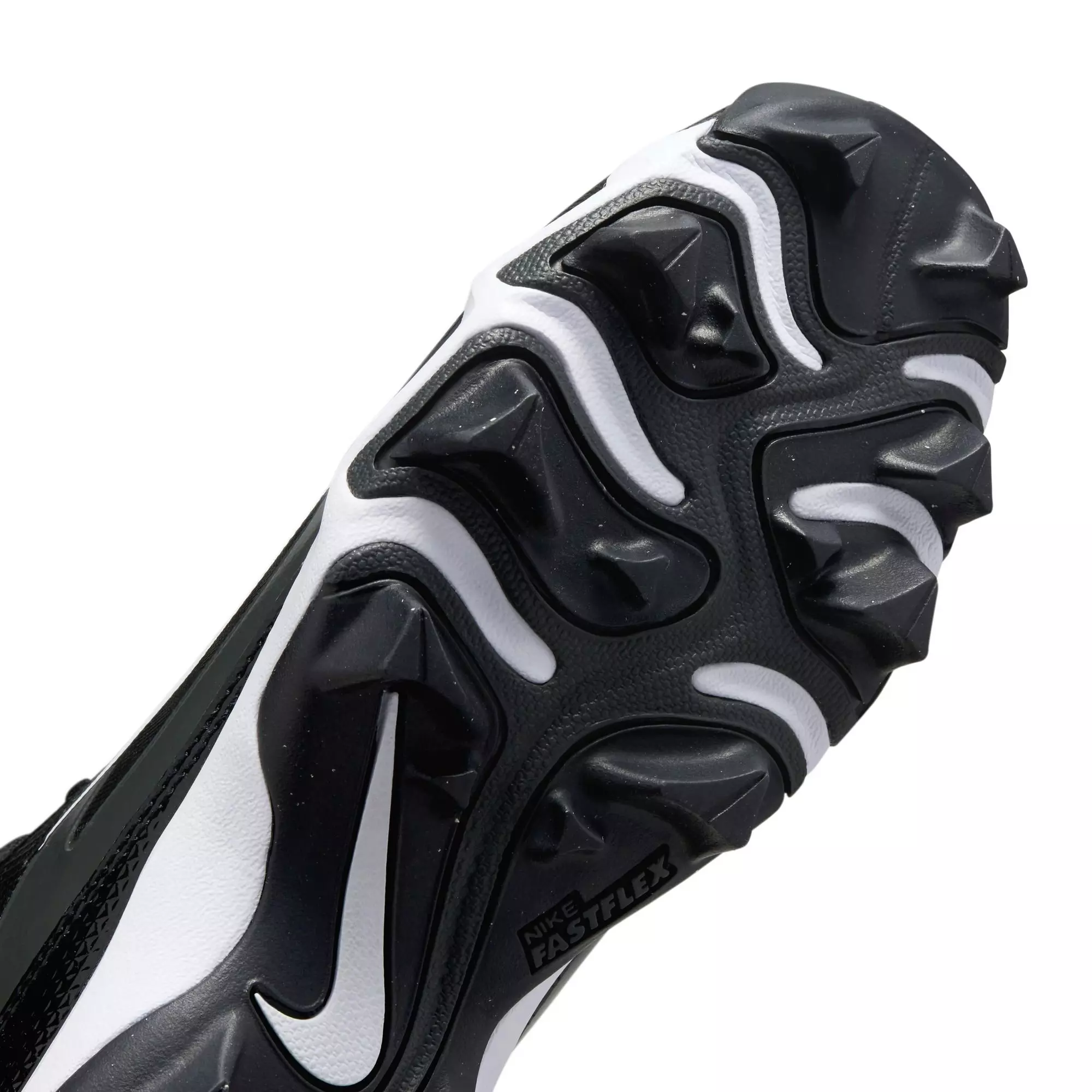 Nike Alpha Menace 4 Shark "Black/White/Lt Smoke Grey" Preschool Boys' Football Cleat - BLACK