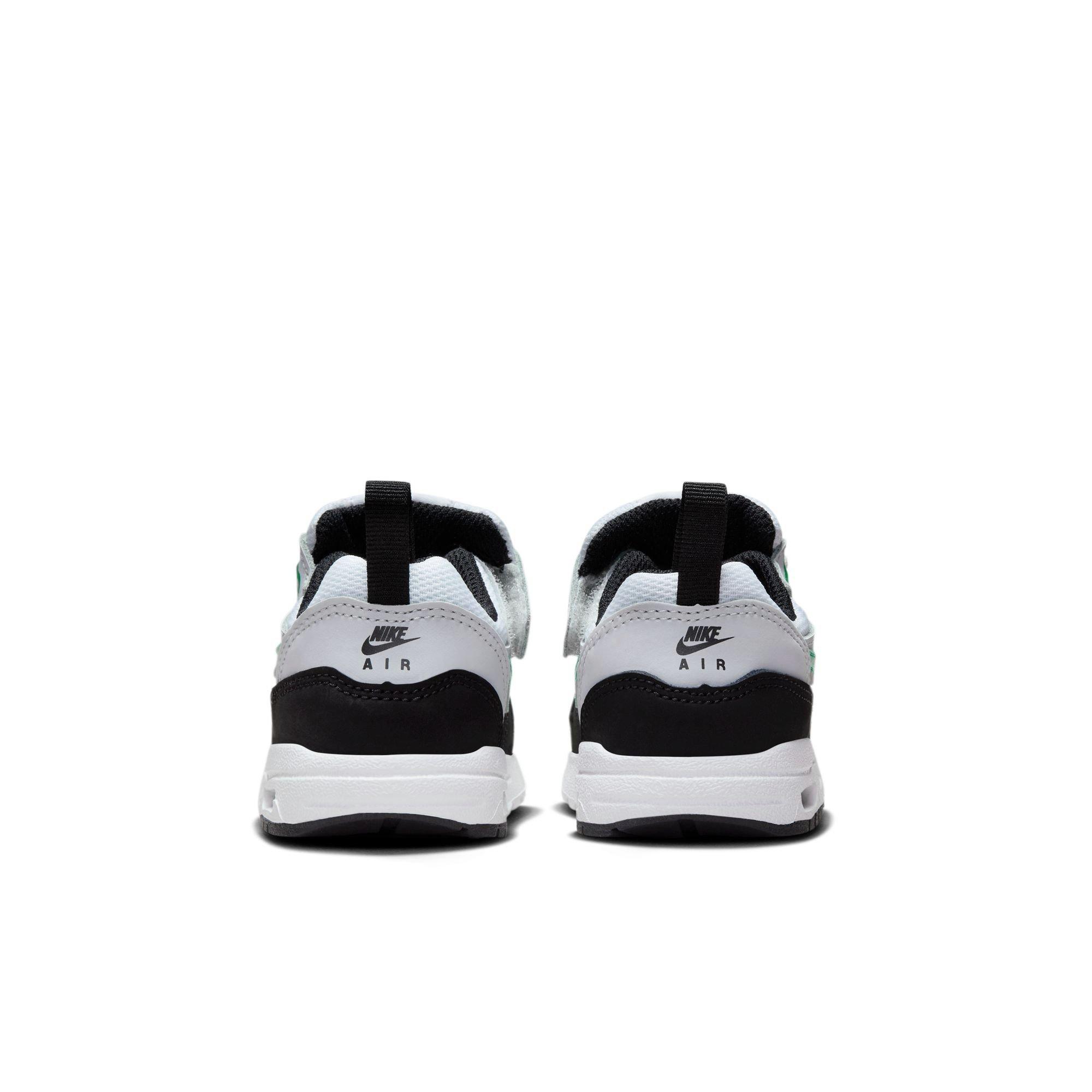Nike Air Max 1 EasyOn "White/Stadium Green/Pure Platinum/Black" Toddler Boys' Shoe - WHITE/GREEN Thumbnail View 6