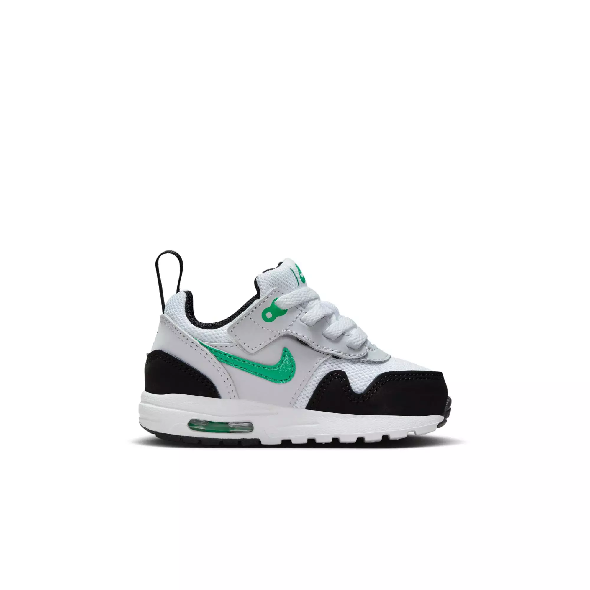 Nike Air Max 1 EasyOn "White/Stadium Green/Pure Platinum/Black" Toddler Boys' Shoe - WHITE/GREEN