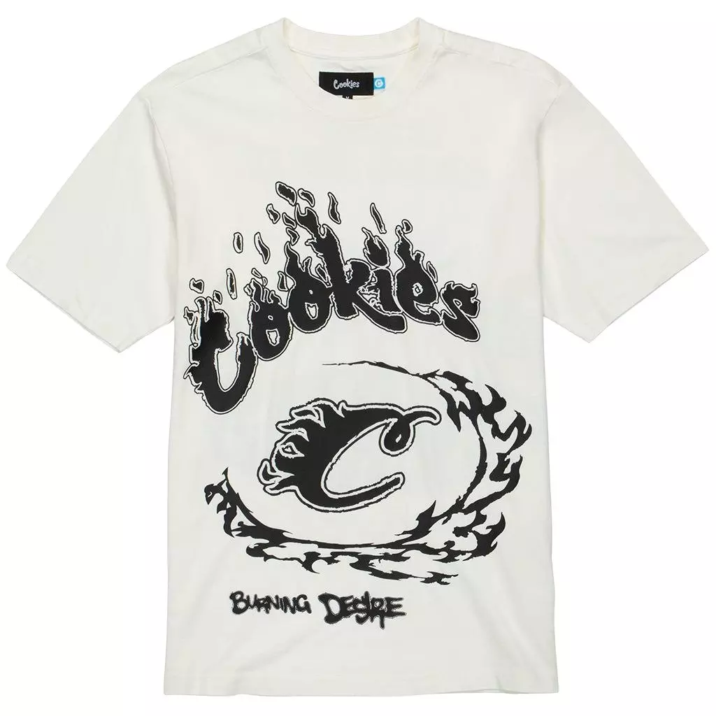 Cookies Men's Slow Burn Tee - Off White - OFF-WHITE