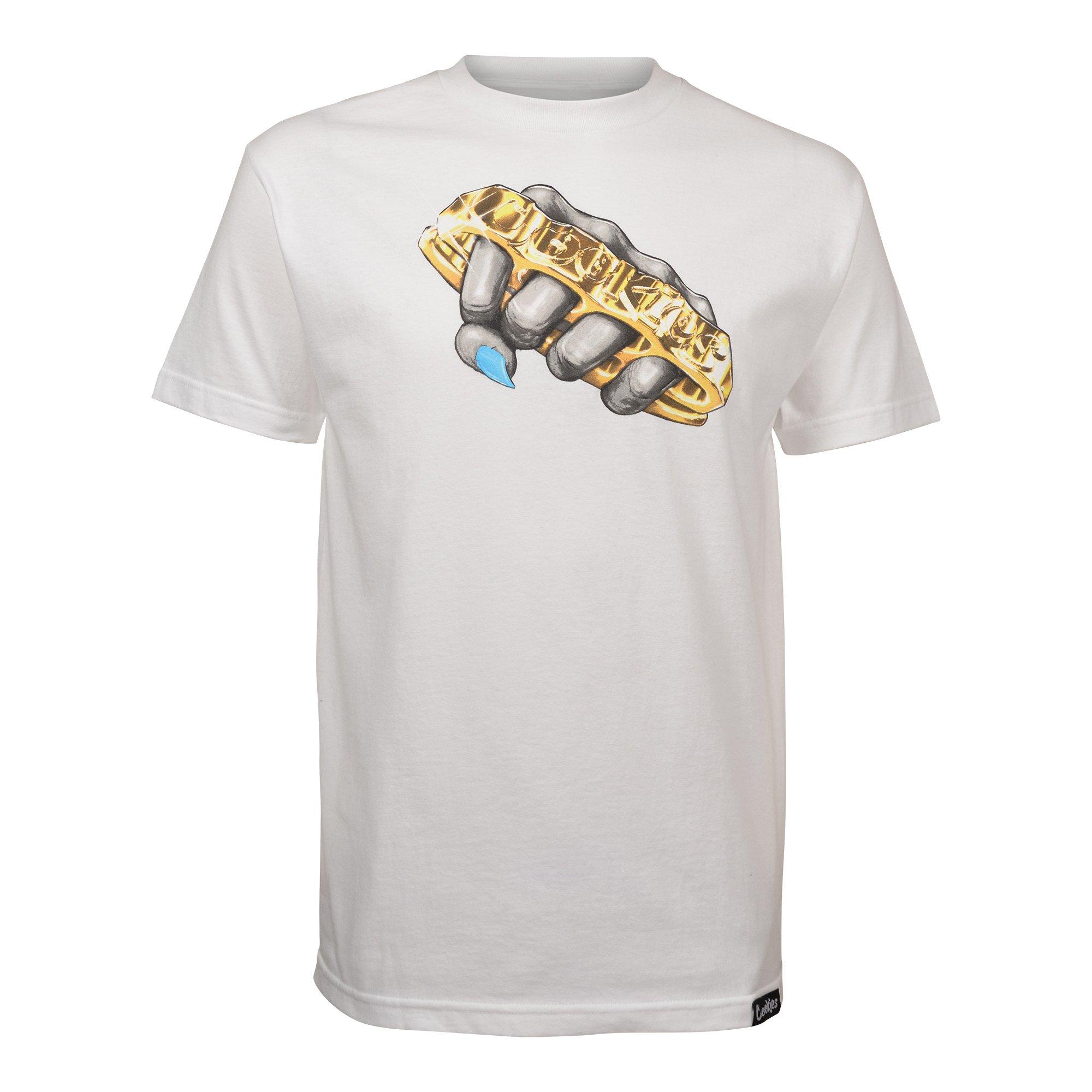 Cookies Men's Brass Knuckles Tee - WHITE Thumbnail View 1
