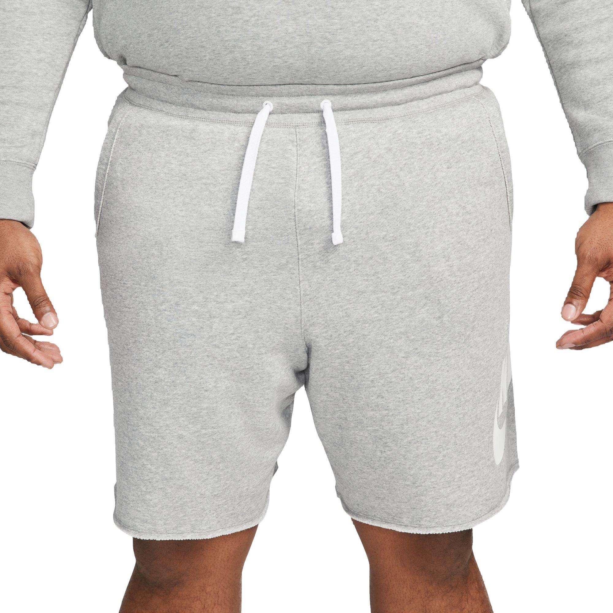 Nike Men's Club Alumni French Terry Shorts-Grey - GREY Thumbnail View 1