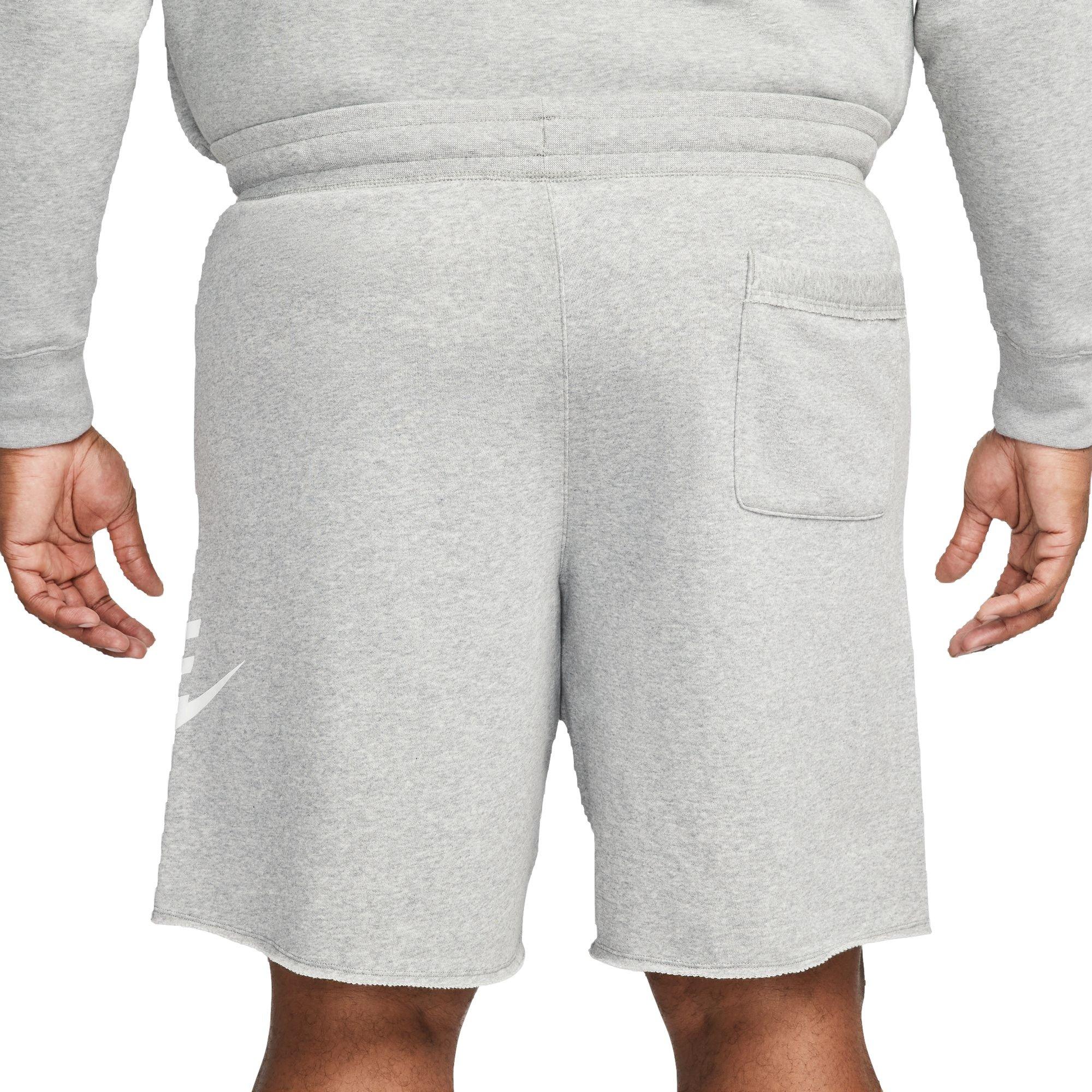 Nike Men's Club Alumni French Terry Shorts-Grey - GREY Thumbnail View 2