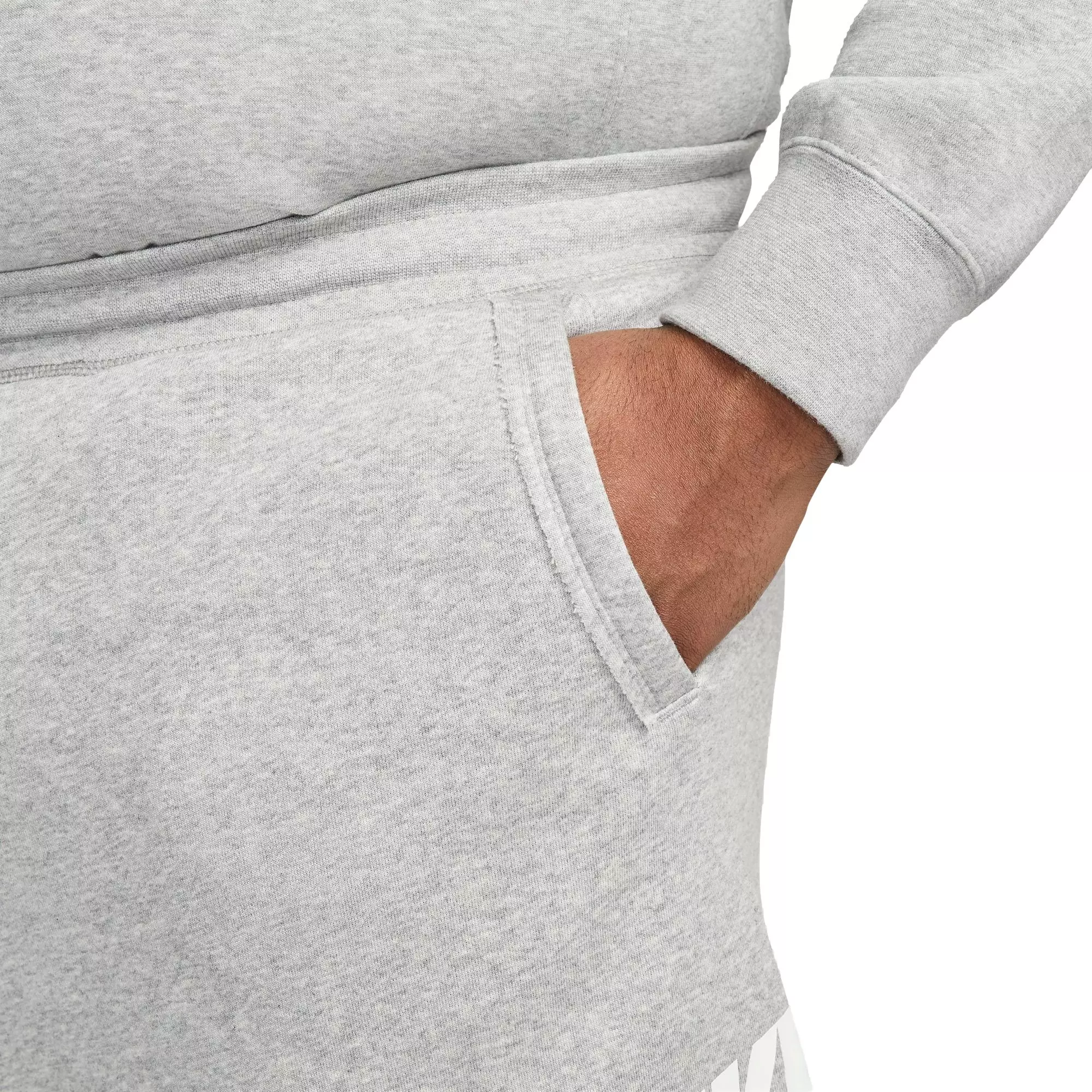 Nike Men's Club Alumni French Terry Shorts-Grey - GREY