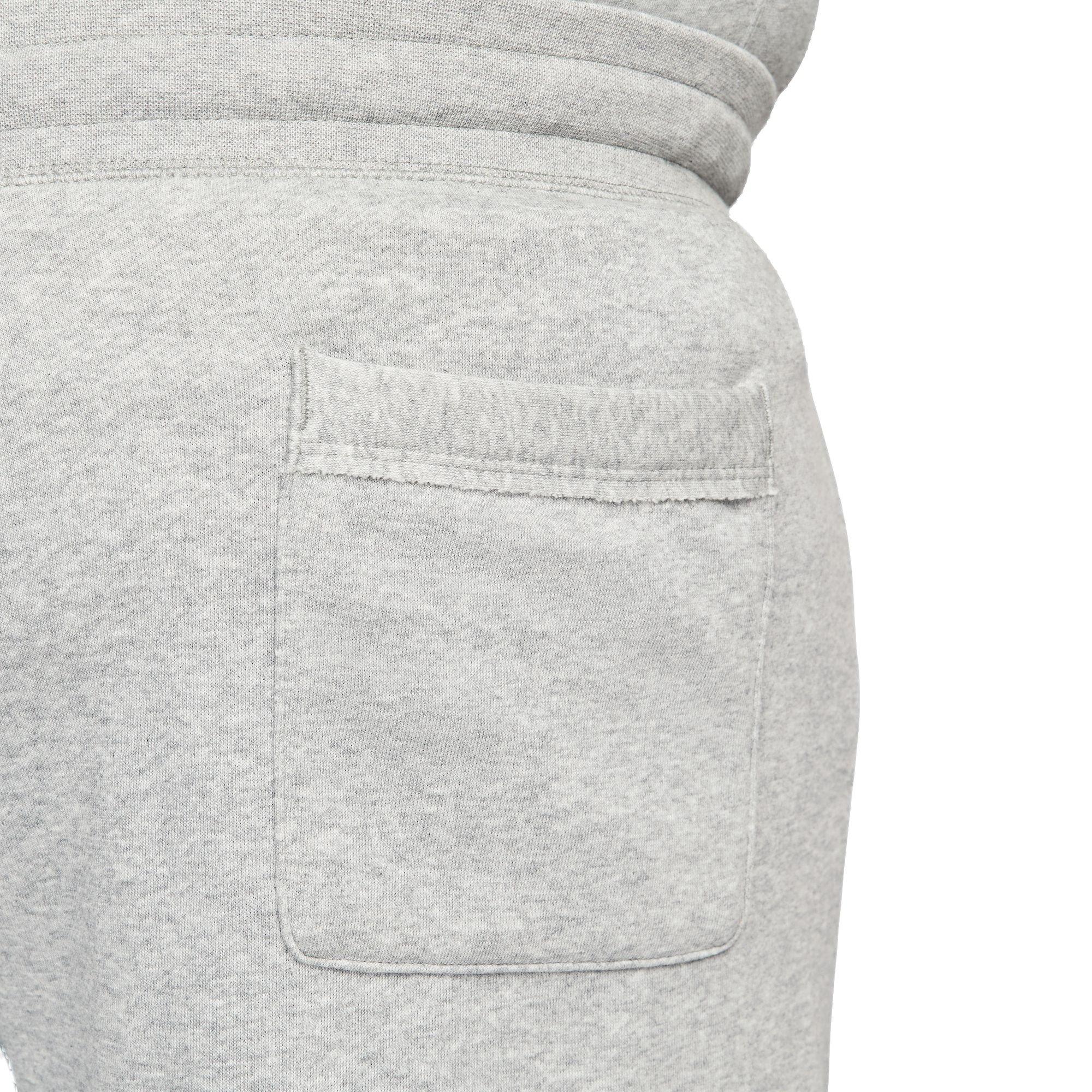 Nike Men's Club Alumni French Terry Shorts-Grey - GREY Thumbnail View 5