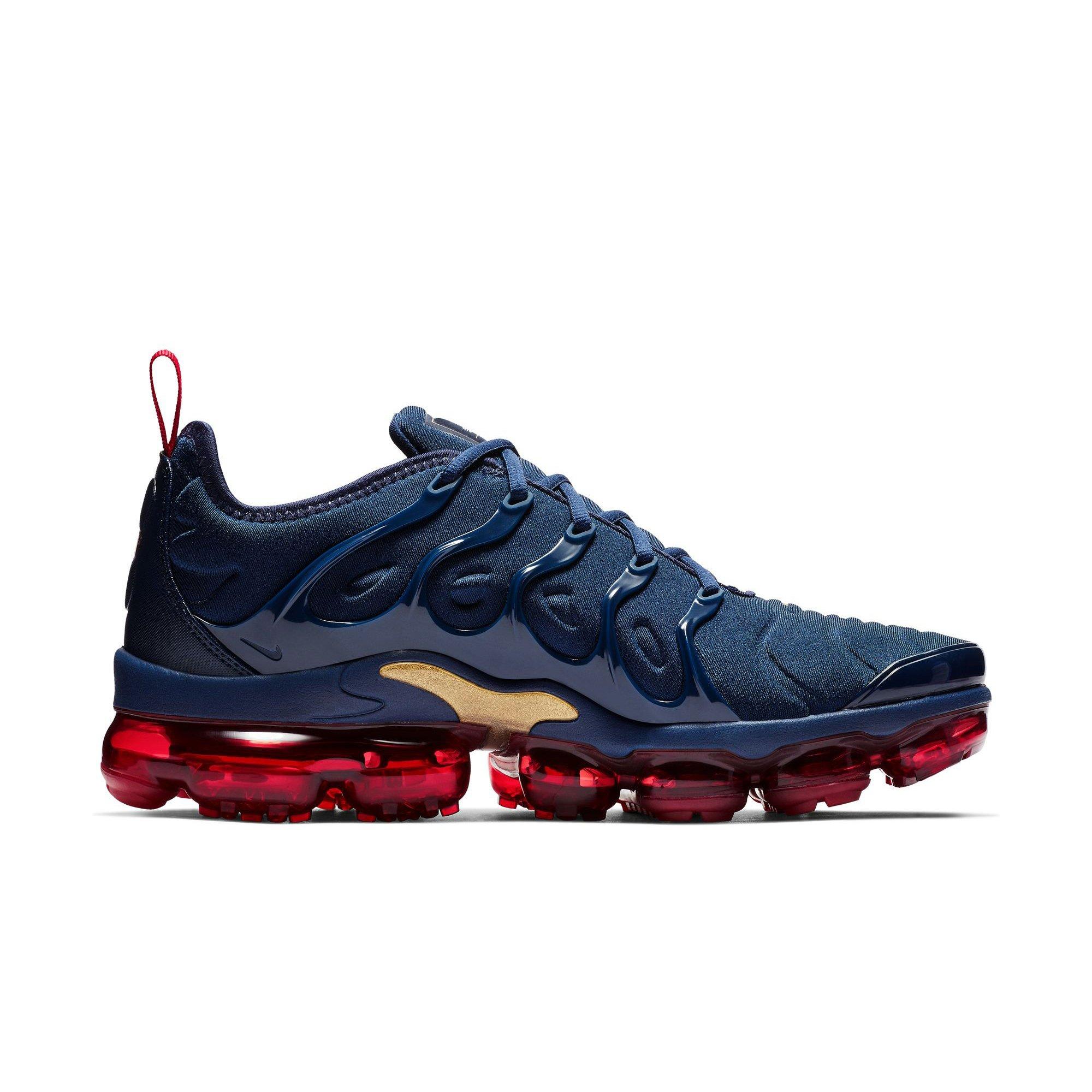 Nike air vapormax plus midnight navy store metallic gold