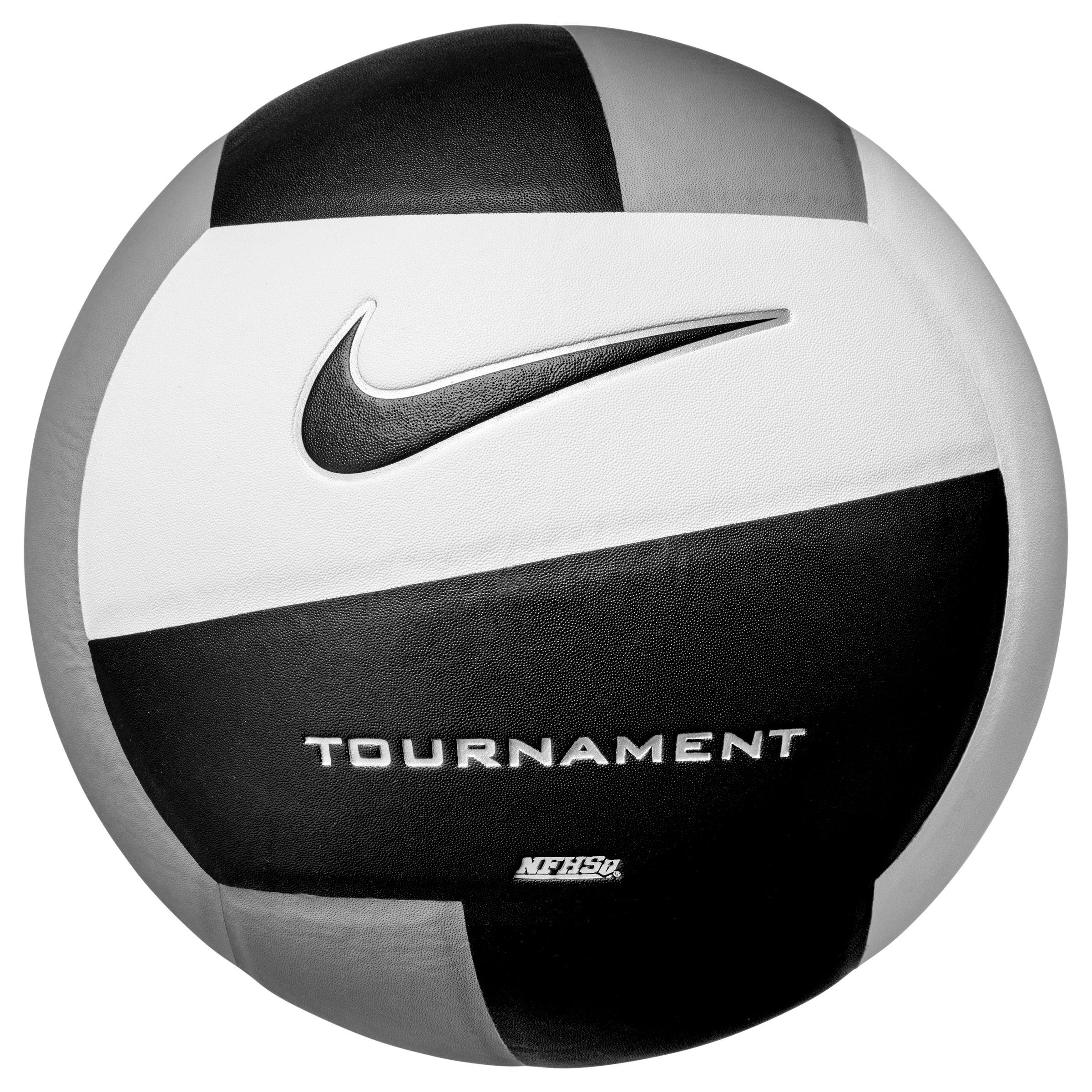 Nike Tournament Volleyball - White/Black/Silver - WHITE/SILVER Thumbnail View 1