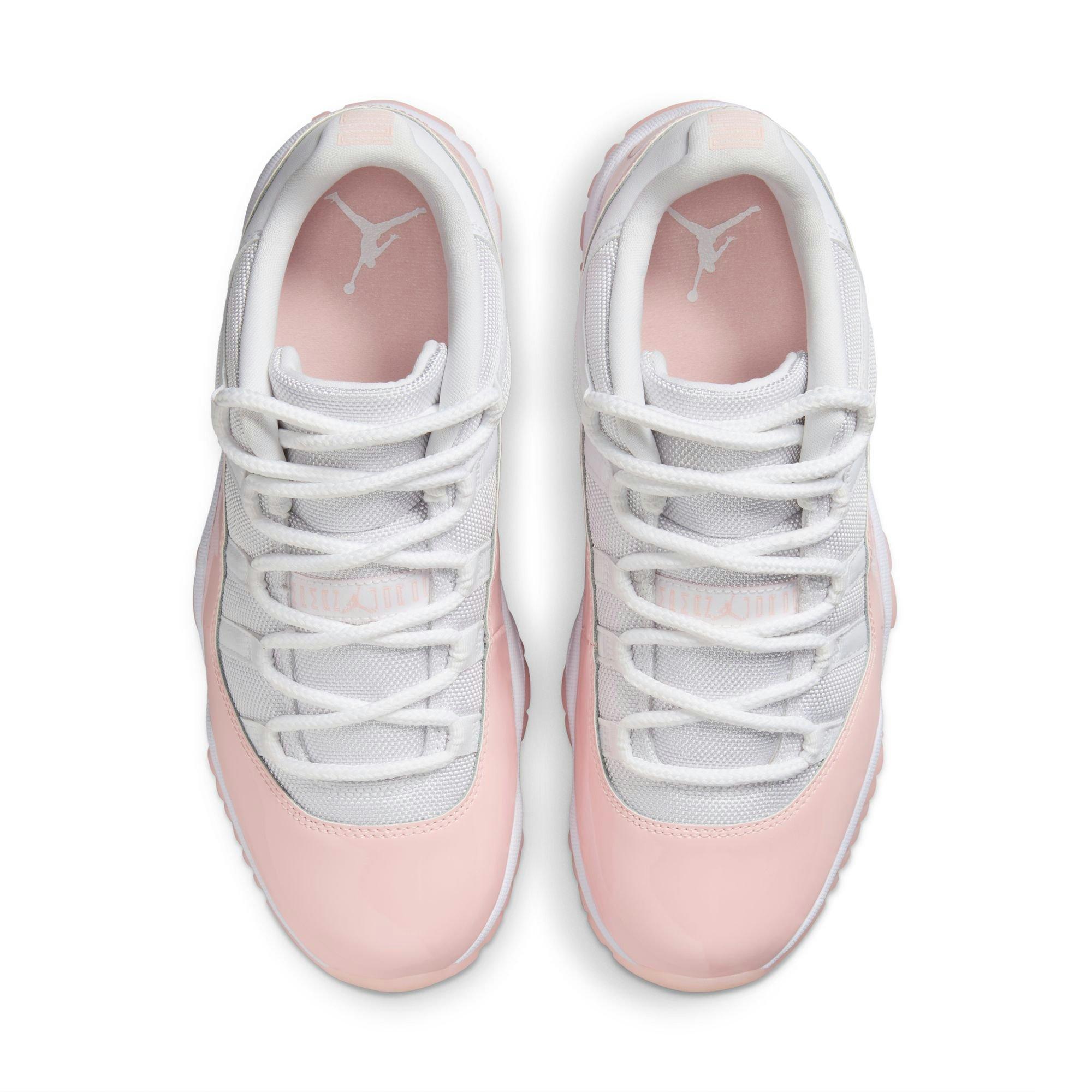 Jordan 11 Retro Low "Legend Pink" Women's Shoe - WHITE/LEGEND PINK Thumbnail View 10