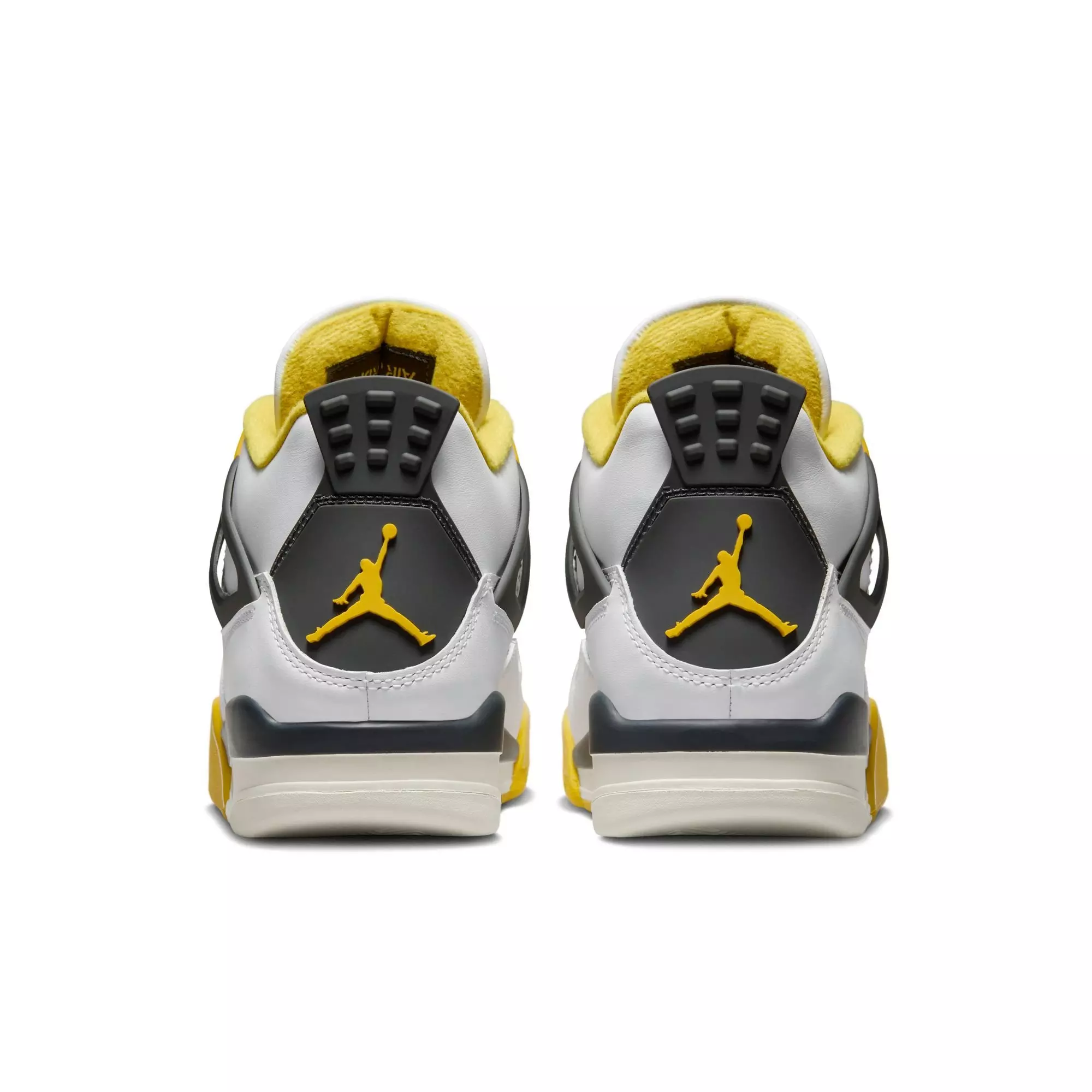Jordan 4 Retro "Vivid Sulfur" Women's Shoe - WHITE/COCONUT MILK/VIVID SULFUR