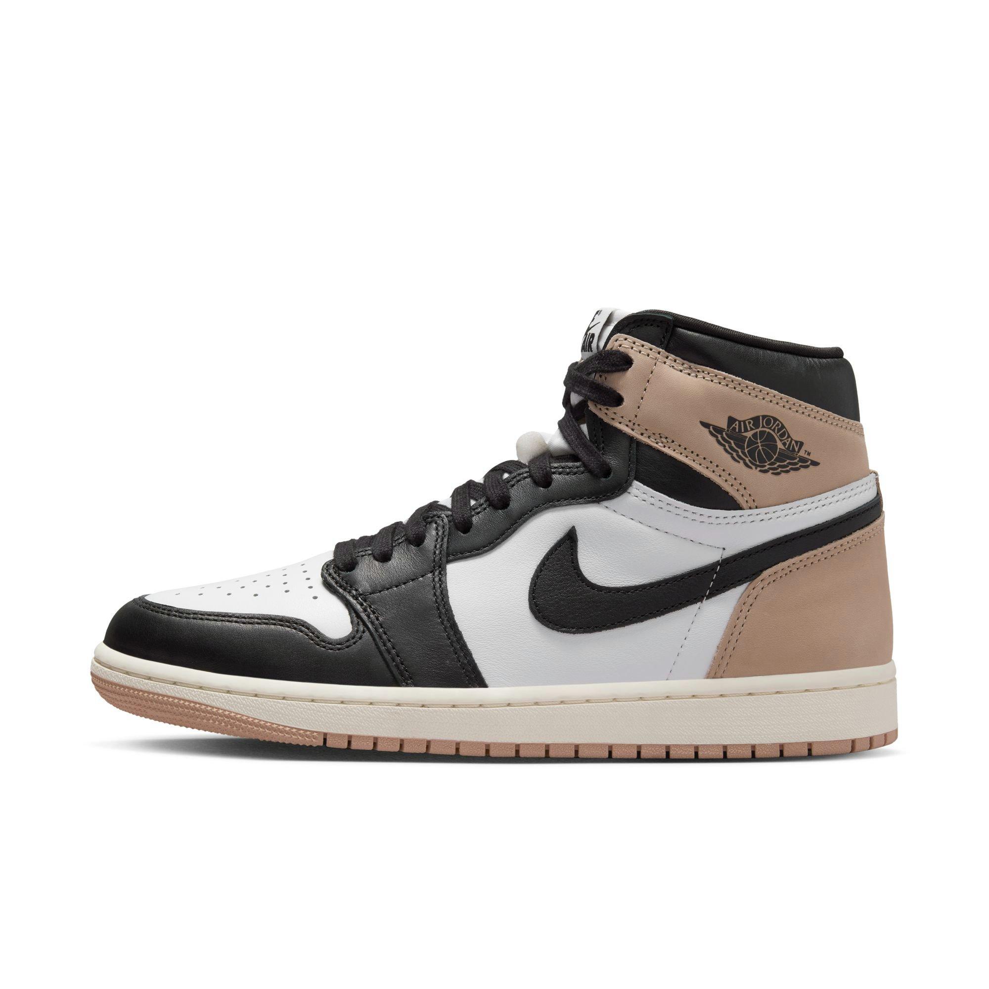 Jordan 1 Retro High OG "Latte" Women's Shoe - BLACK/LEGEND BROWN/WHITE Thumbnail View 9