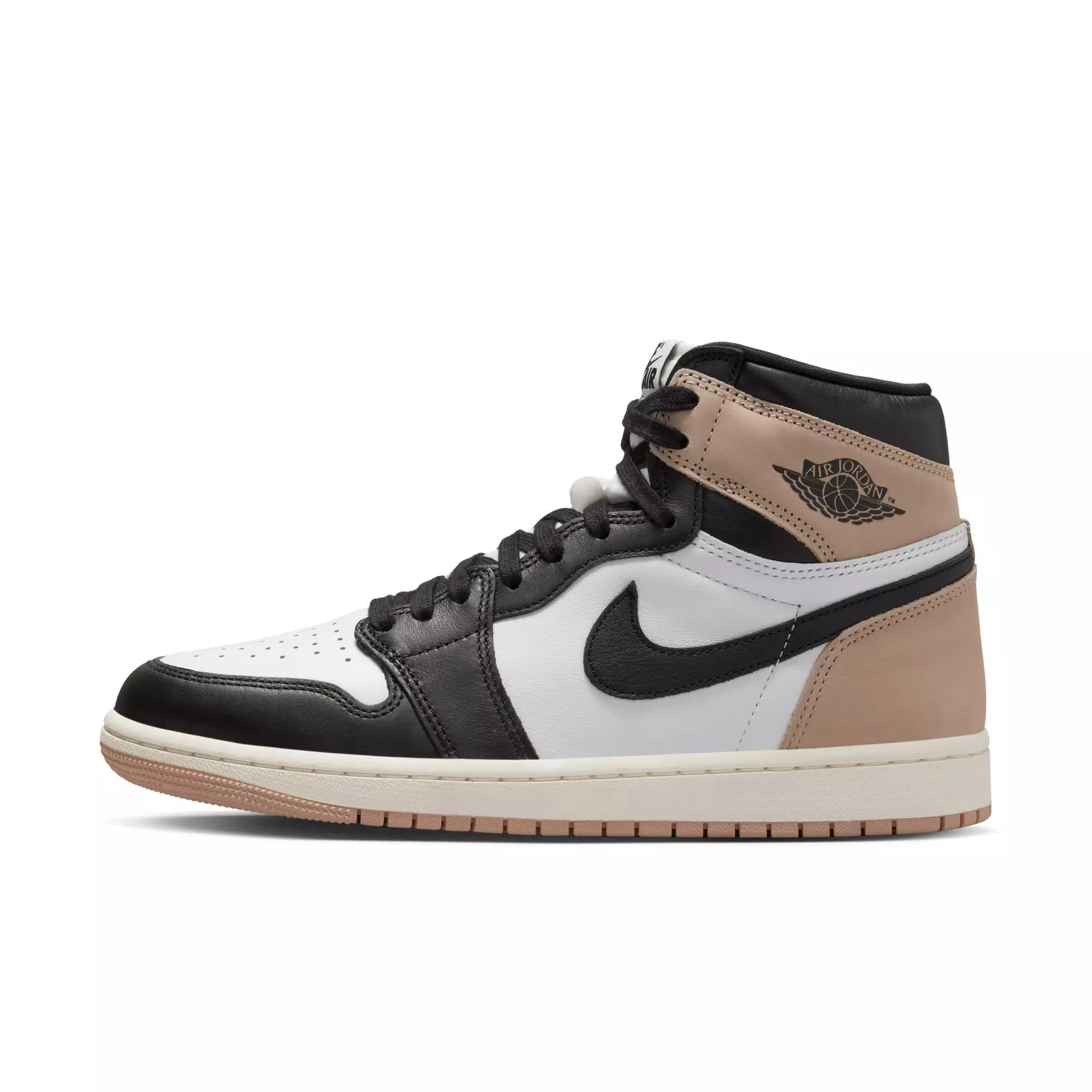 Jordan 1 Retro High OG "Latte" Women's Shoe - BLACK/LEGEND BROWN/WHITE