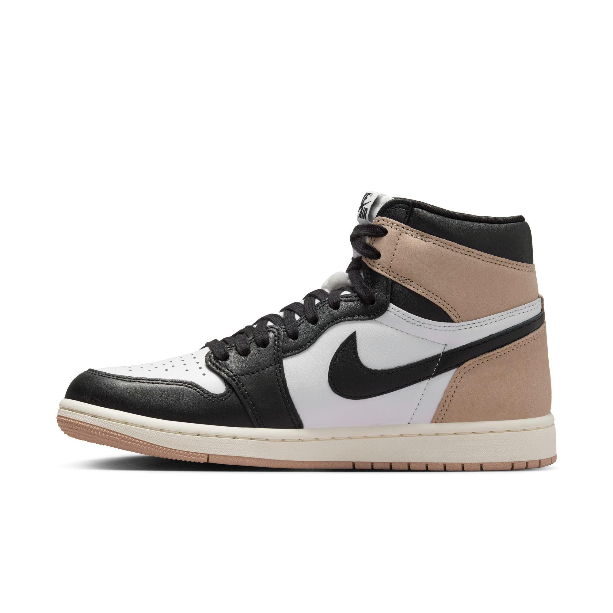Jordan 1 Retro High OG "Latte" Women's Shoe - BLACK/LEGEND BROWN/WHITE Thumbnail View 10