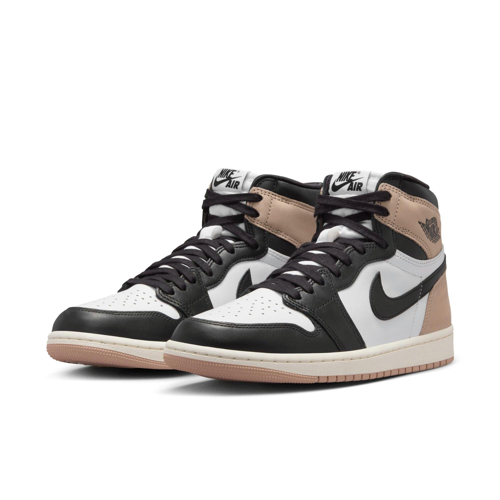 Jordan 1 Retro High OG "Latte" Women's Shoe - BLACK/LEGEND BROWN/WHITE Thumbnail View 3
