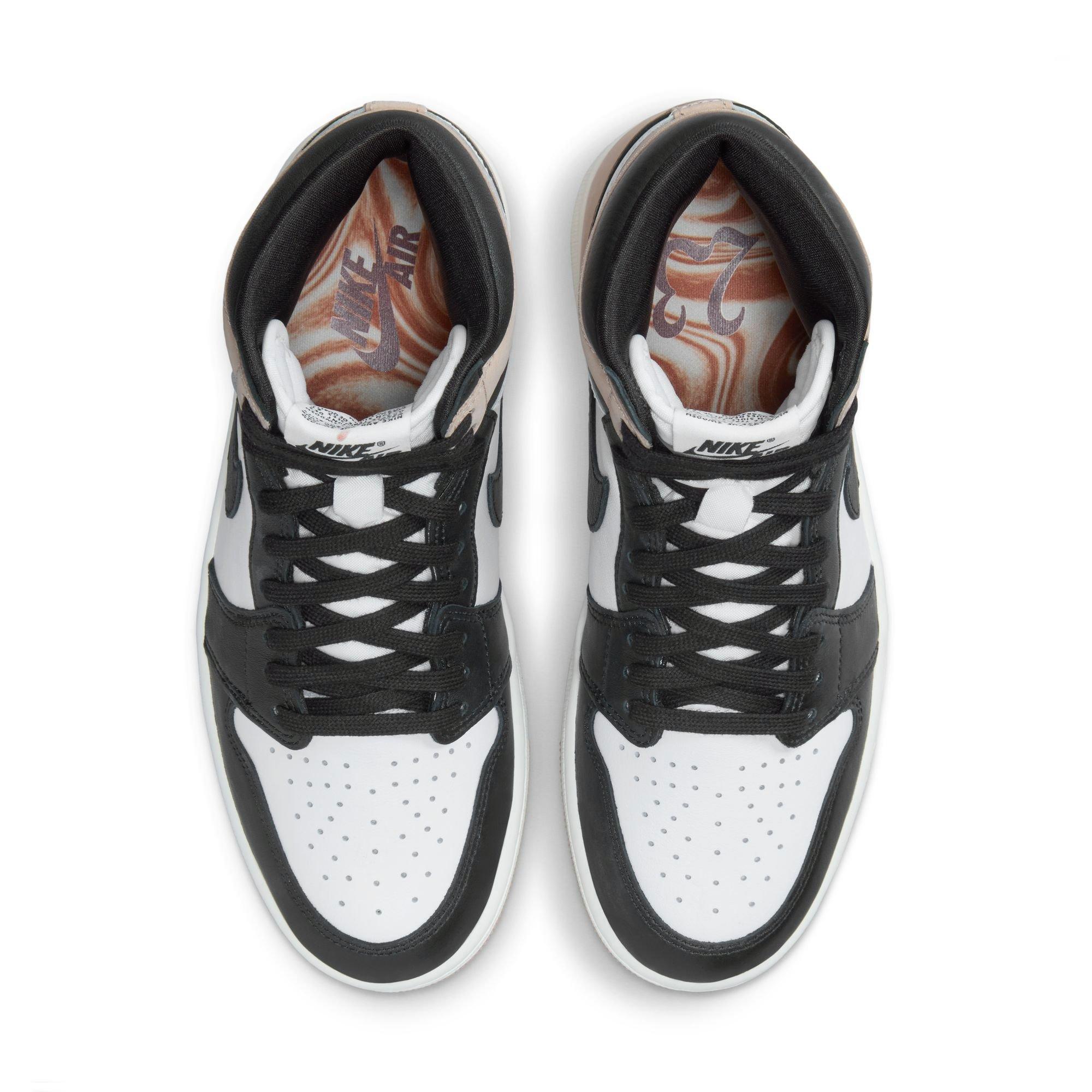 Jordan 1 Retro High OG "Latte" Women's Shoe - BLACK/LEGEND BROWN/WHITE Thumbnail View 12