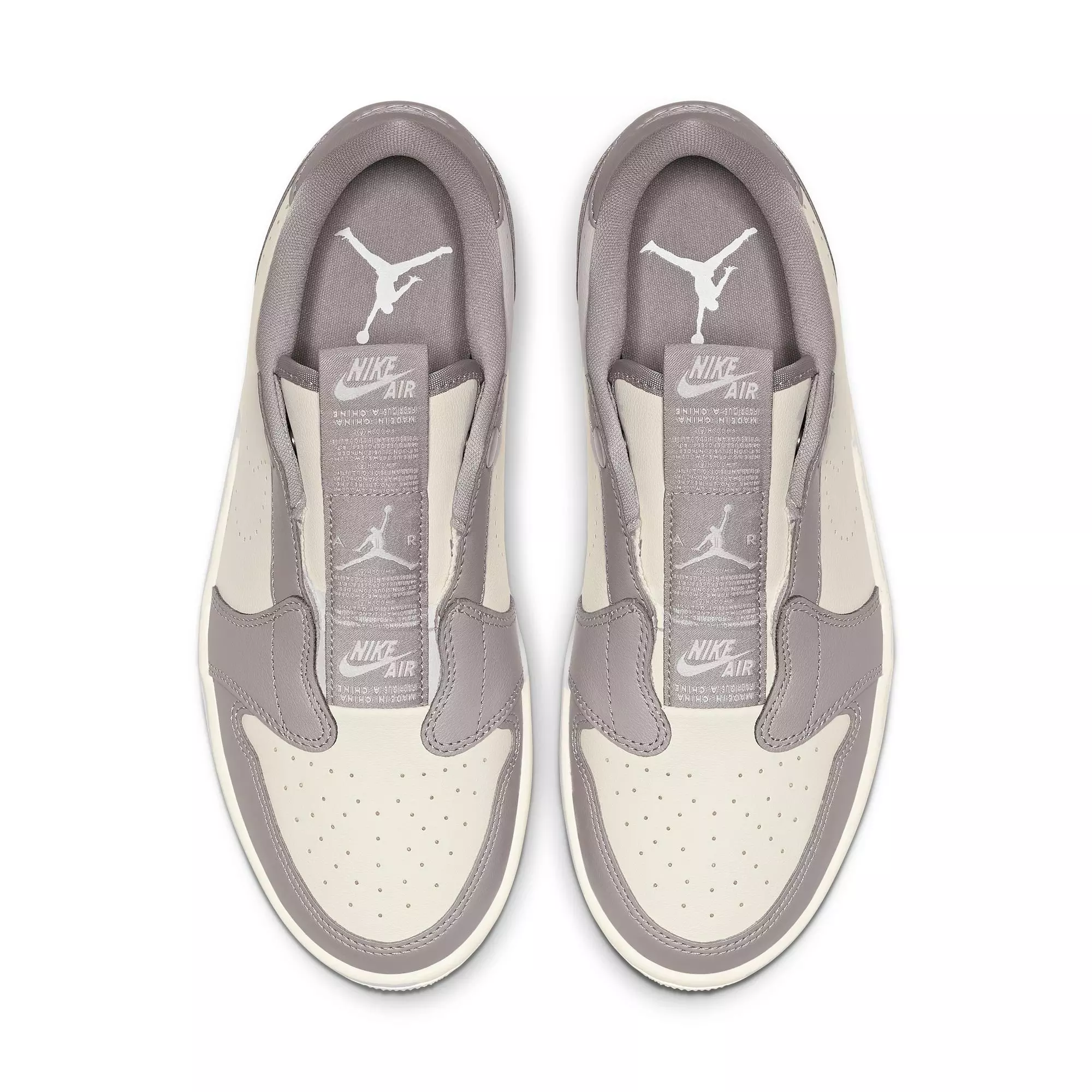 Jordan 1 Retro Low Slip "Atmosphere Grey/Pale Ivory" Women's Shoe - IVORY