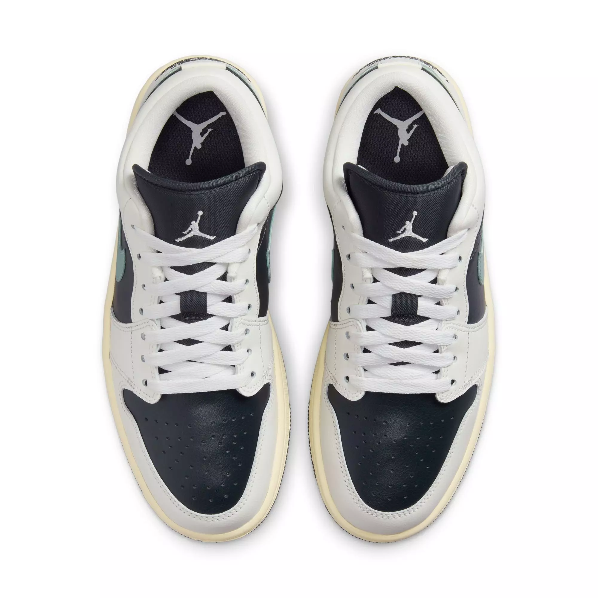 Jordan 1 Low "Anthracite/Jade Smoke/Sail/Legend Sand" Women's Shoe - GREEN