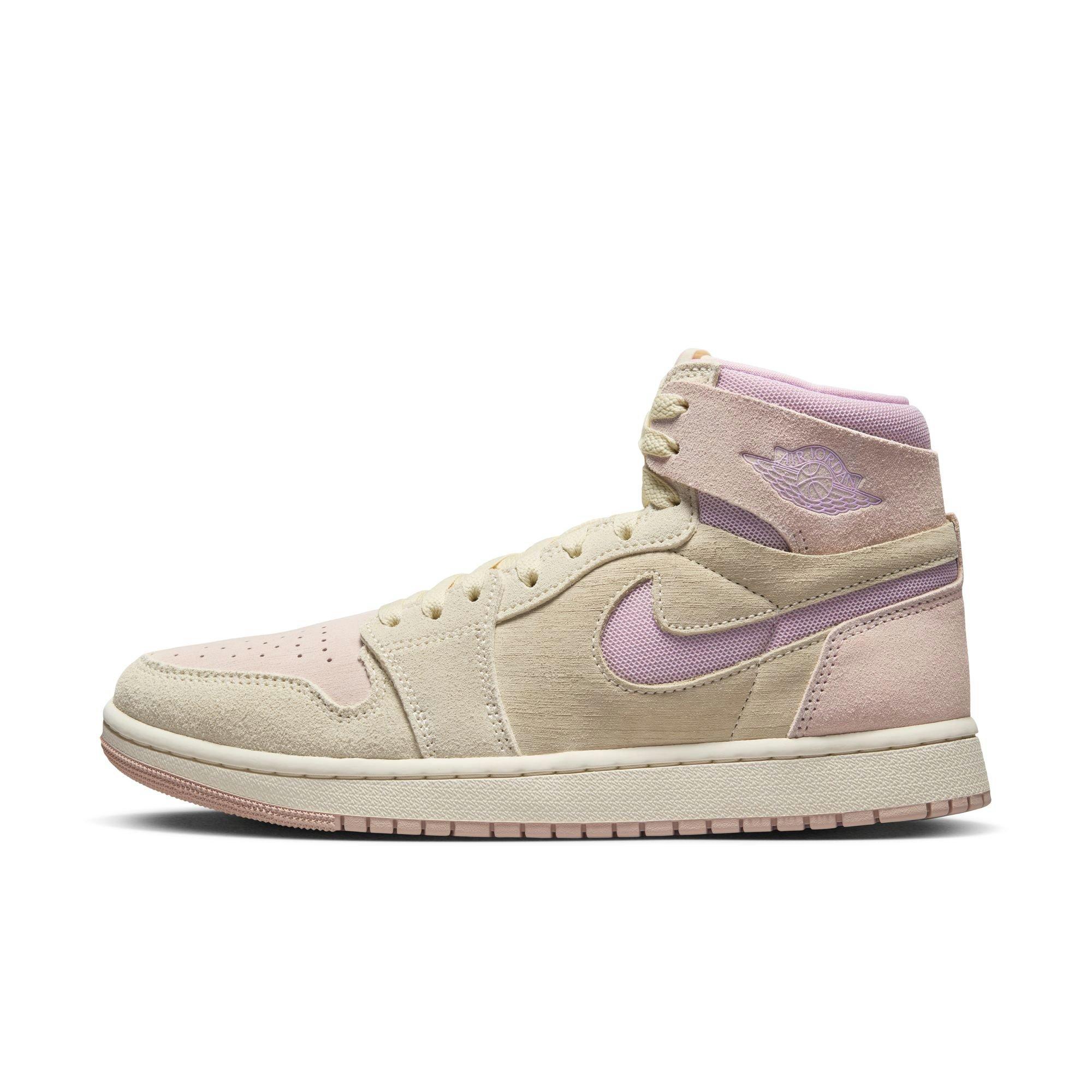Jordan 1 Zoom CMFT 2 "Muslin/Plum Chalk/Particle Beige/Sail" Women's Shoe - OFF-WHITE Thumbnail View 3