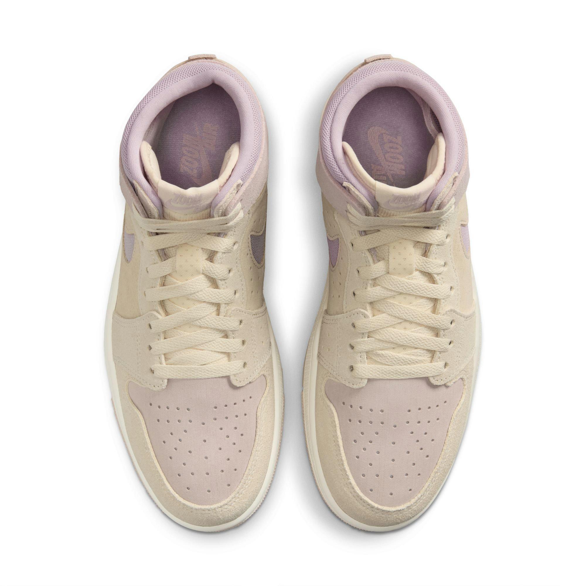 Jordan 1 Zoom CMFT 2 "Muslin/Plum Chalk/Particle Beige/Sail" Women's Shoe - OFF-WHITE Thumbnail View 7