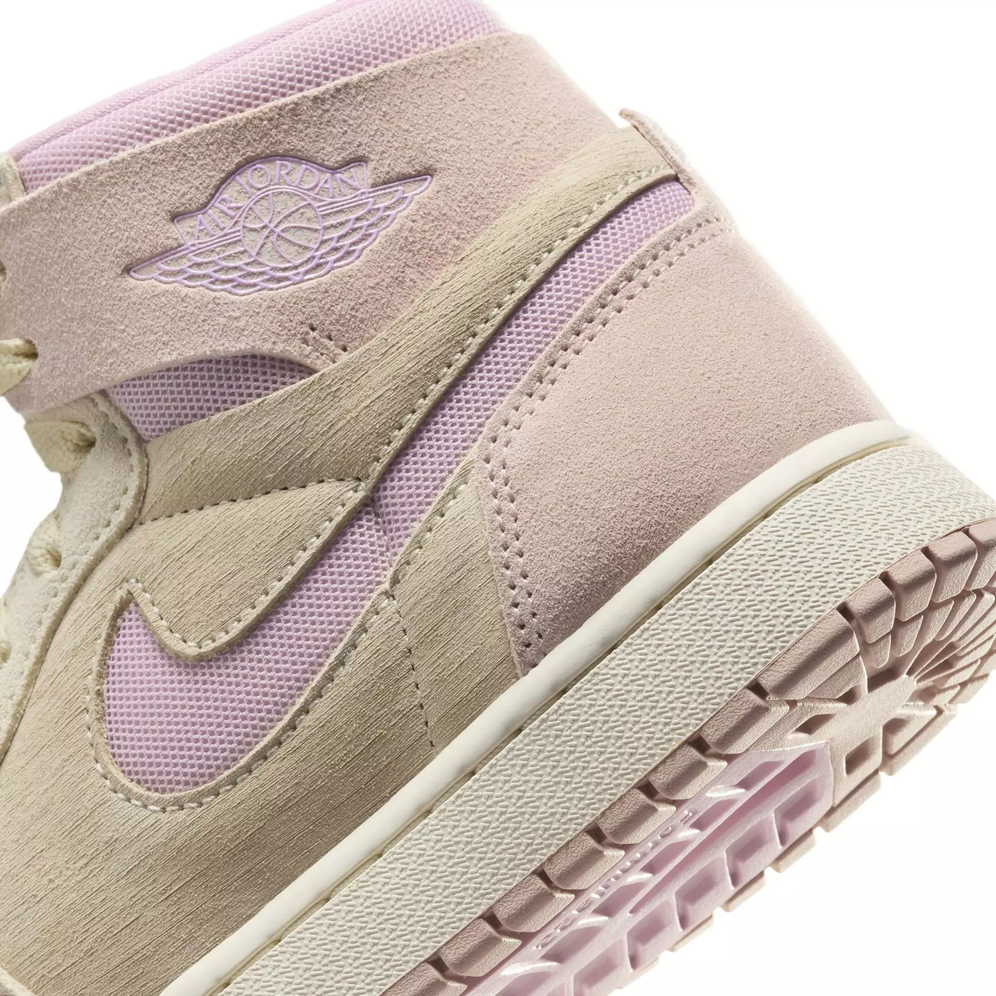 Jordan 1 Zoom CMFT 2 "Muslin/Plum Chalk/Particle Beige/Sail" Women's Shoe - OFF-WHITE