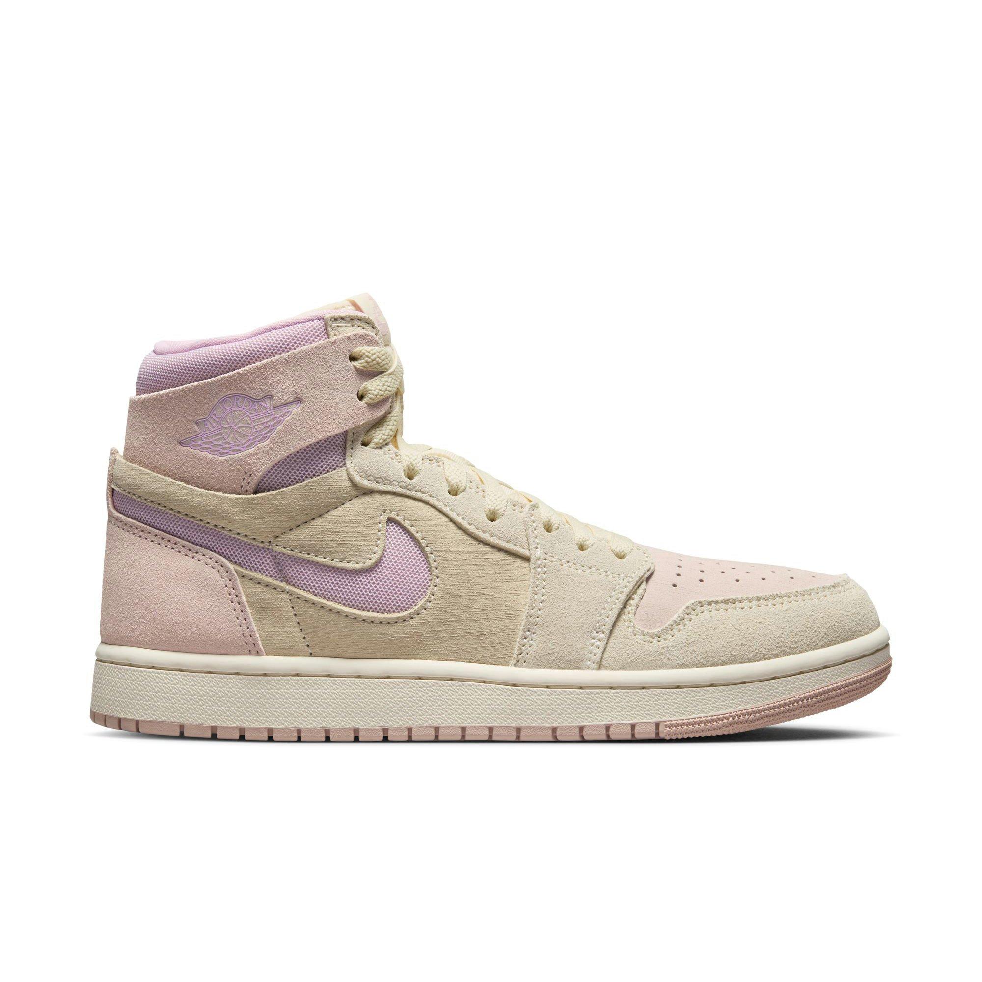 Jordan 1 Zoom CMFT 2 "Muslin/Plum Chalk/Particle Beige/Sail" Women's Shoe - OFF-WHITE Thumbnail View 1
