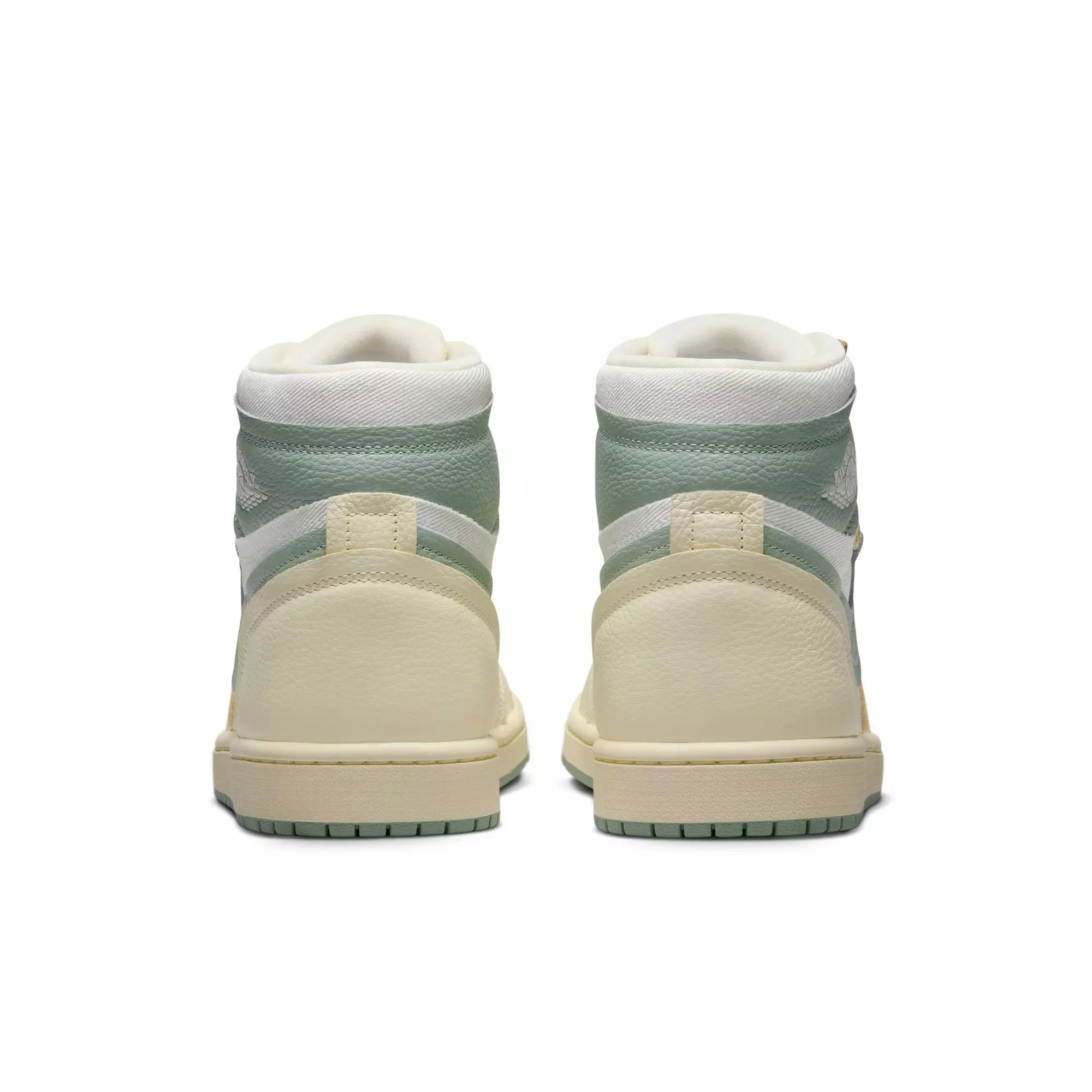 Jordan 1 High Method of Make "Legend Sand/Jade Smoke/Sail/Muslin" Women's Shoe