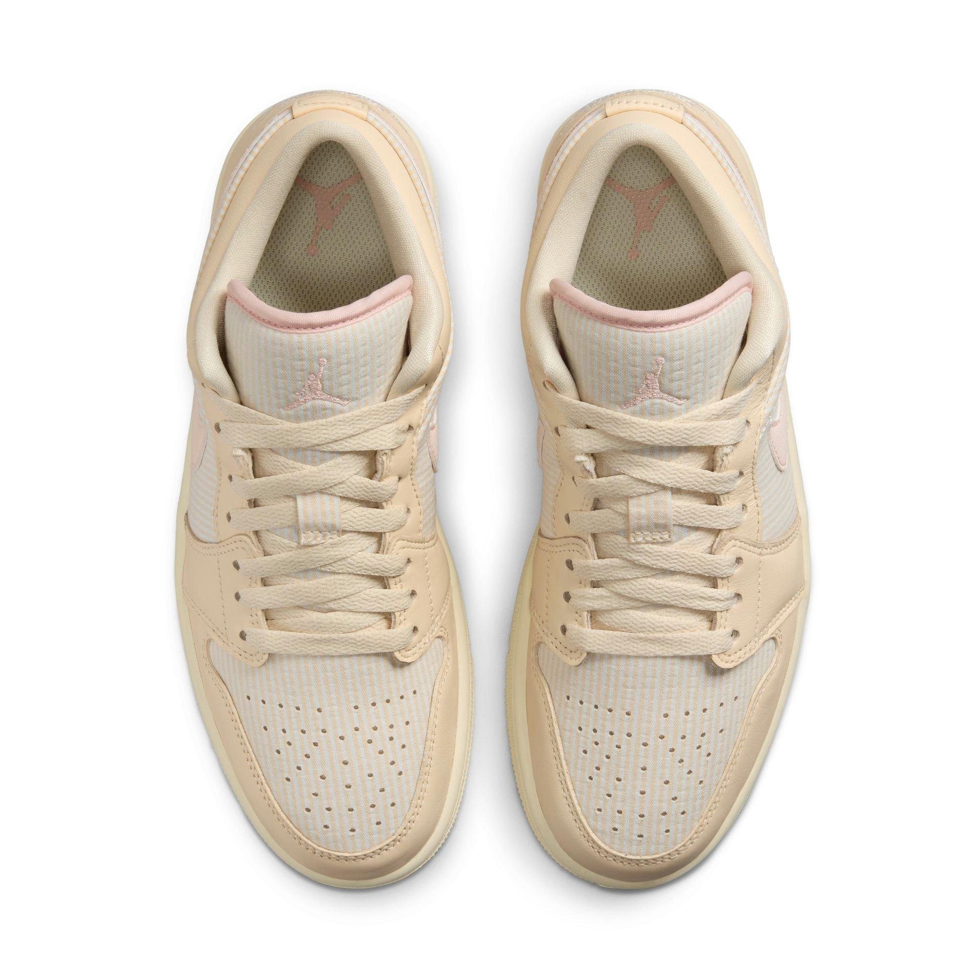 Jordan 1 Low SE "Muslin/Legend Pink/Sail/Coconut Milk" Women's Shoe - PINK Thumbnail View 7