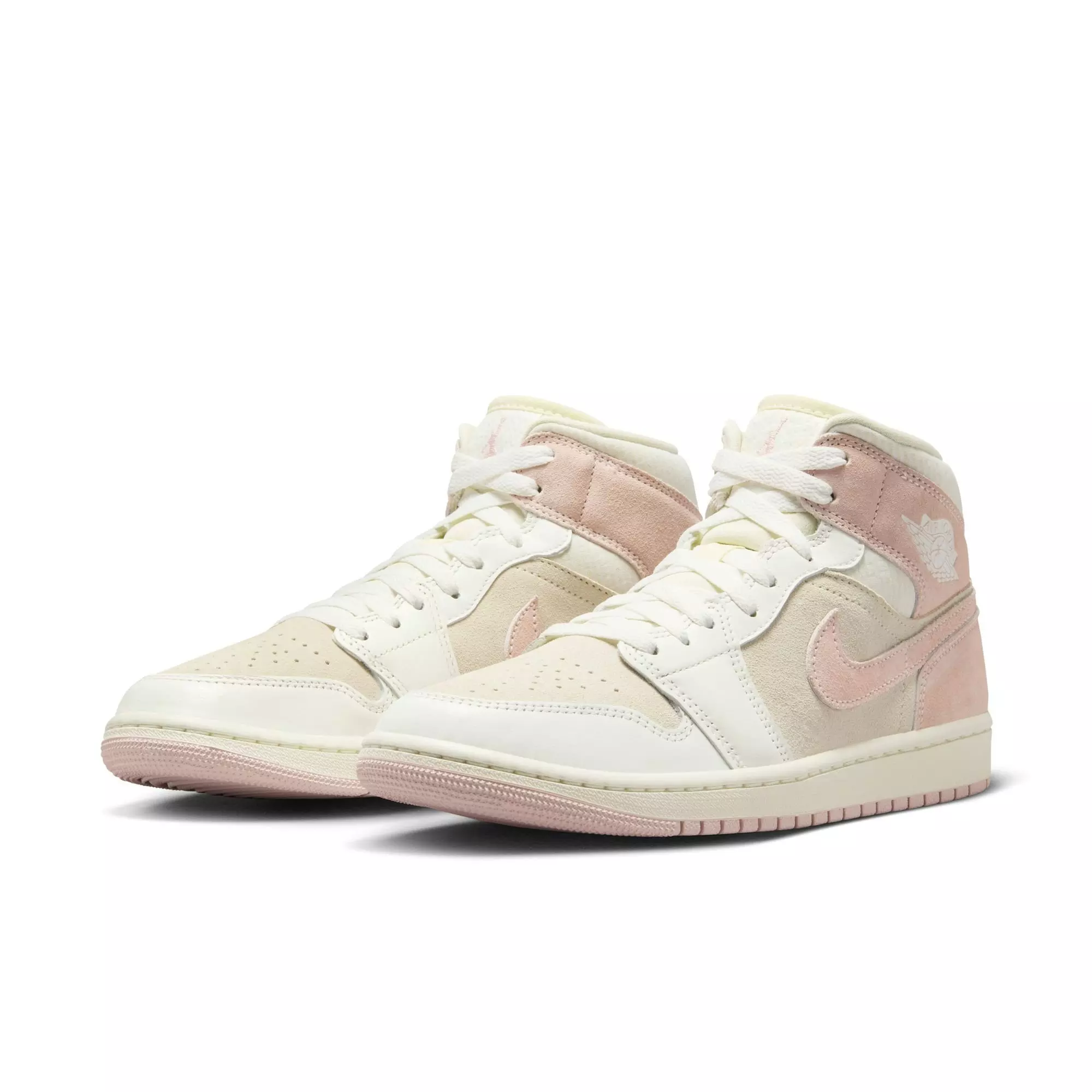 Jordan 1 Mid SE "Coconut Milk/Legend Pink/Sail" Women's Shoe - PINK