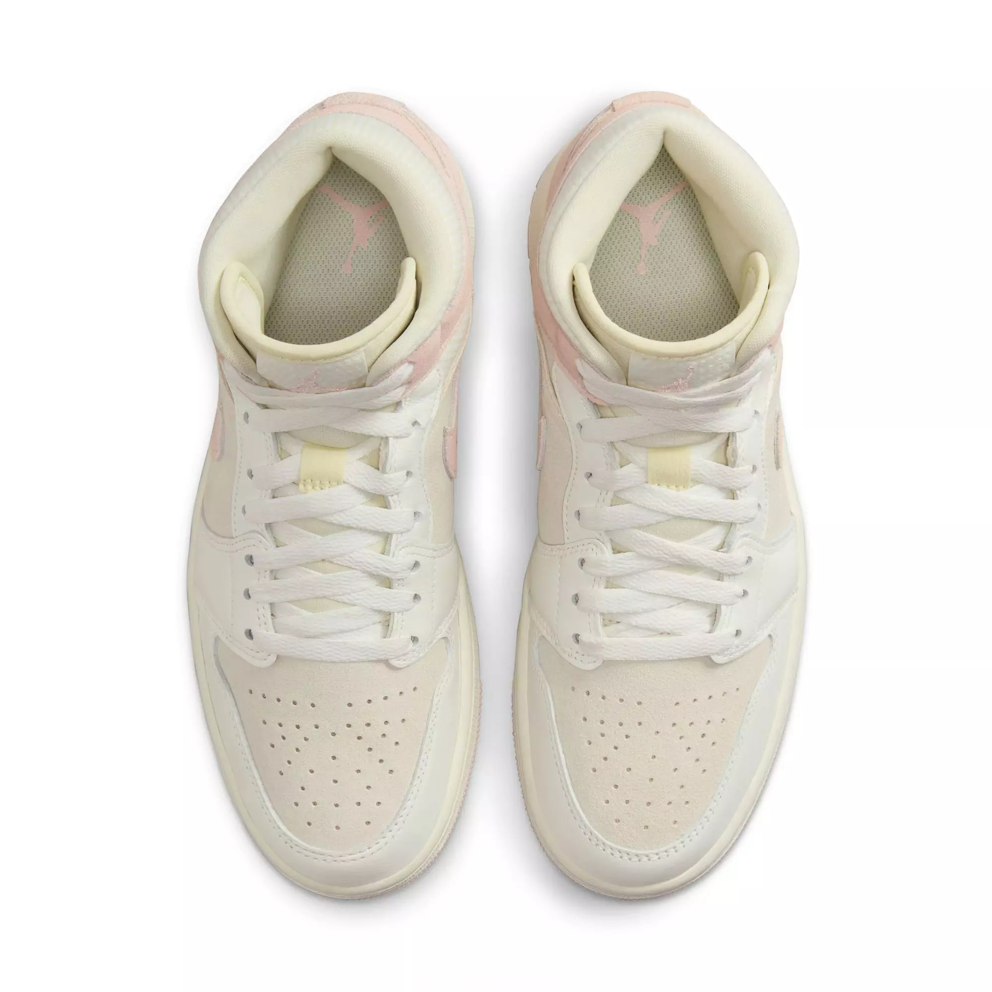 Jordan 1 Mid SE "Coconut Milk/Legend Pink/Sail" Women's Shoe - PINK