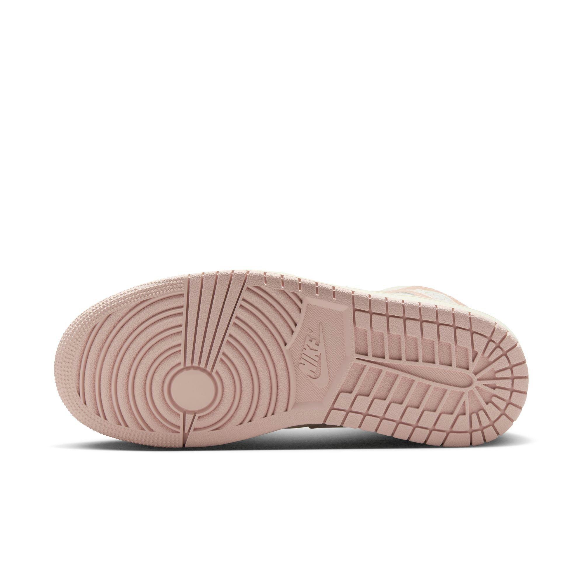 Jordan 1 Mid SE "Coconut Milk/Legend Pink/Sail" Women's Shoe - PINK Thumbnail View 9