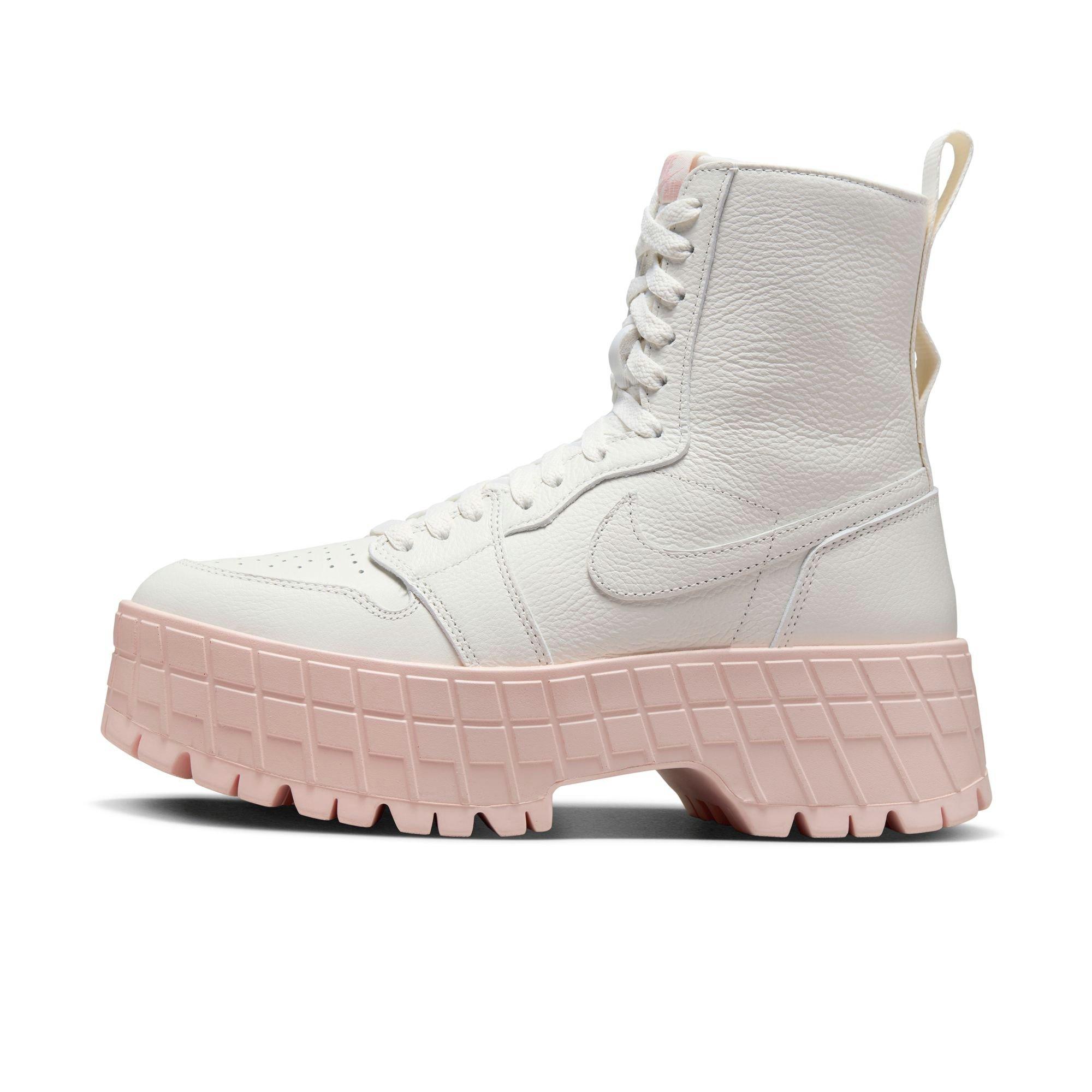 Jordan 1 Brooklyn "Sail/Legend Pink" Women's Boot - PINK Thumbnail View 3