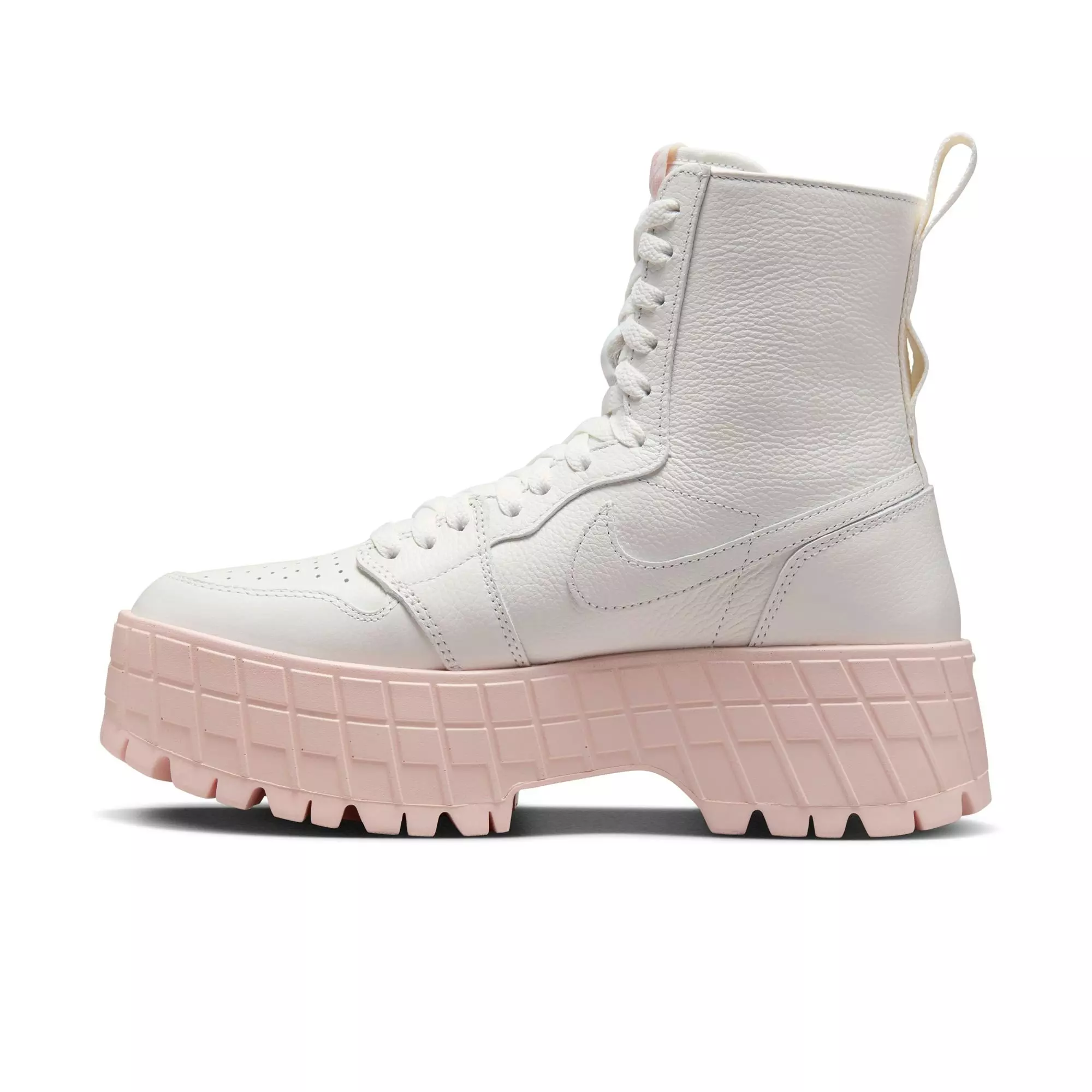 Jordan 1 Brooklyn "Sail/Legend Pink" Women's Boot - PINK