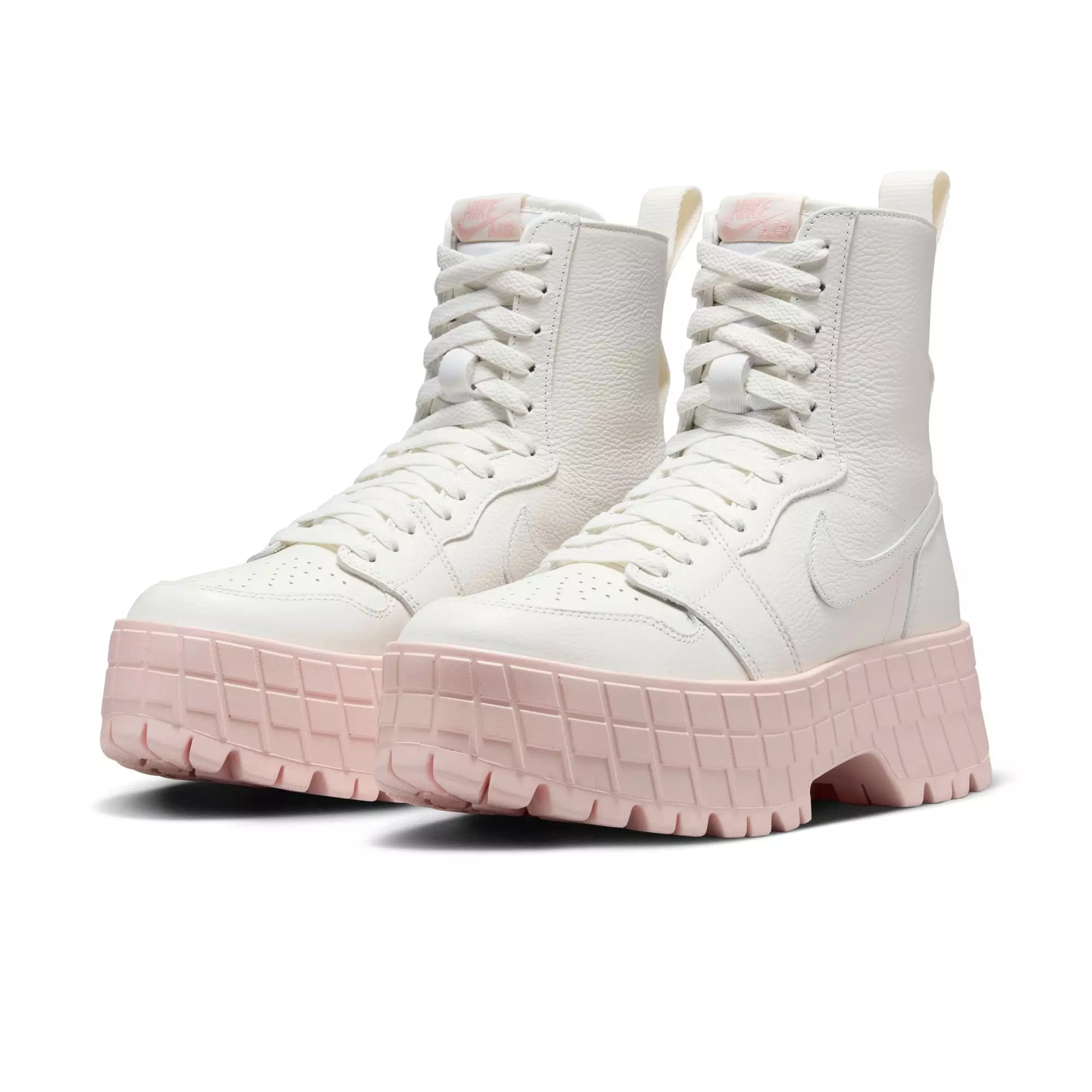 Jordan 1 Brooklyn "Sail/Legend Pink" Women's Boot - PINK