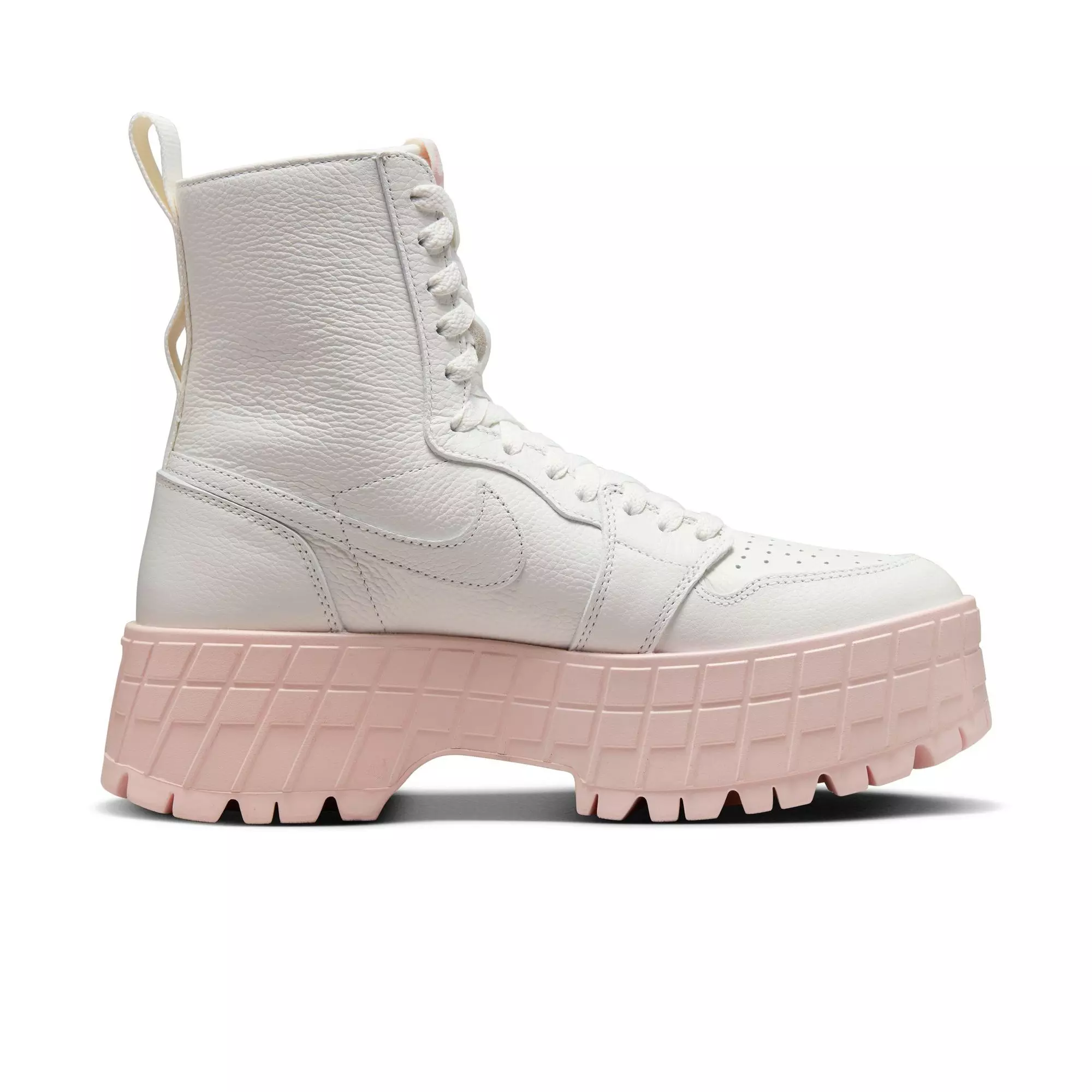 Jordan 1 Brooklyn "Sail/Legend Pink" Women's Boot - PINK