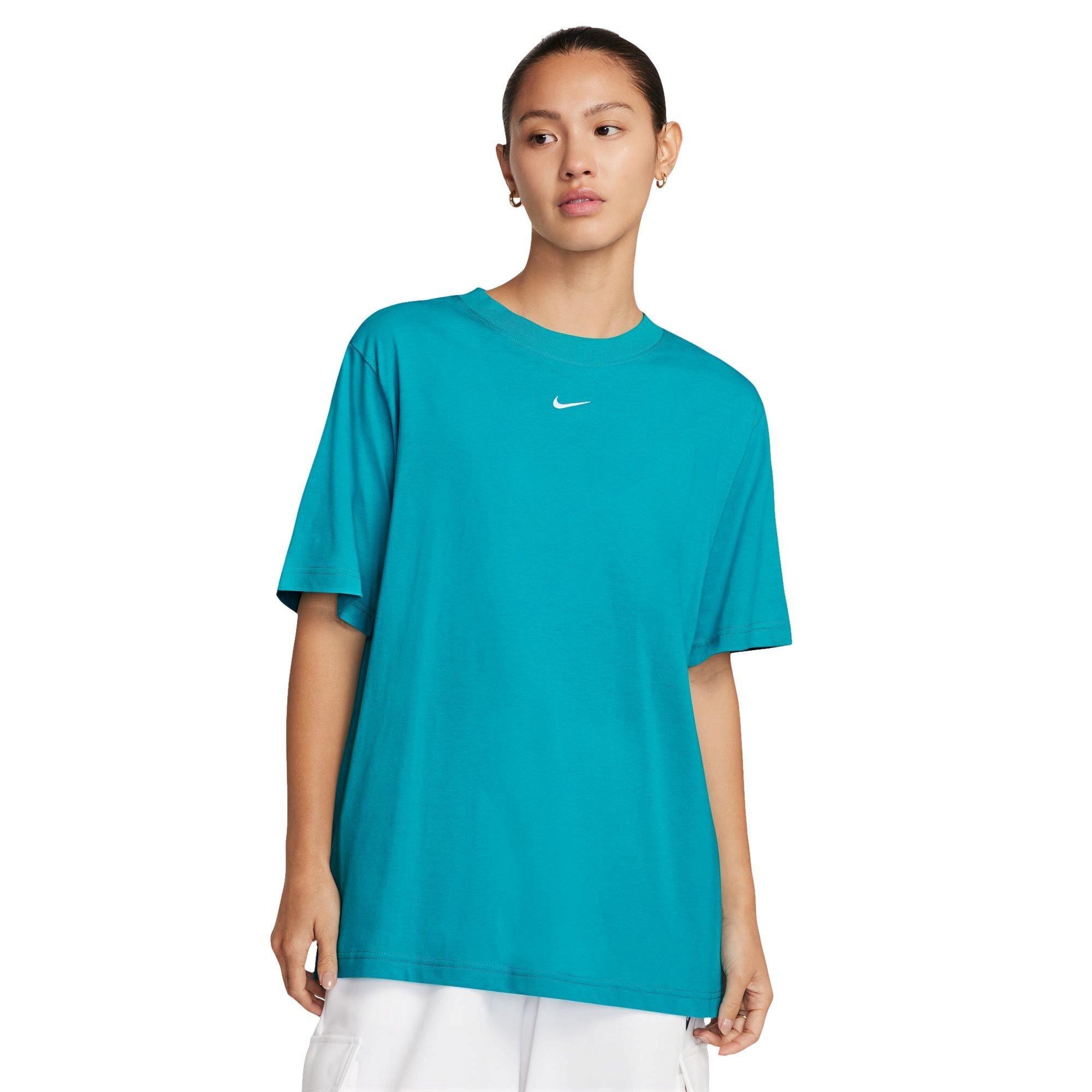 Nike Women's Sportswear Essential Tee-Dk Green - DK GREEN