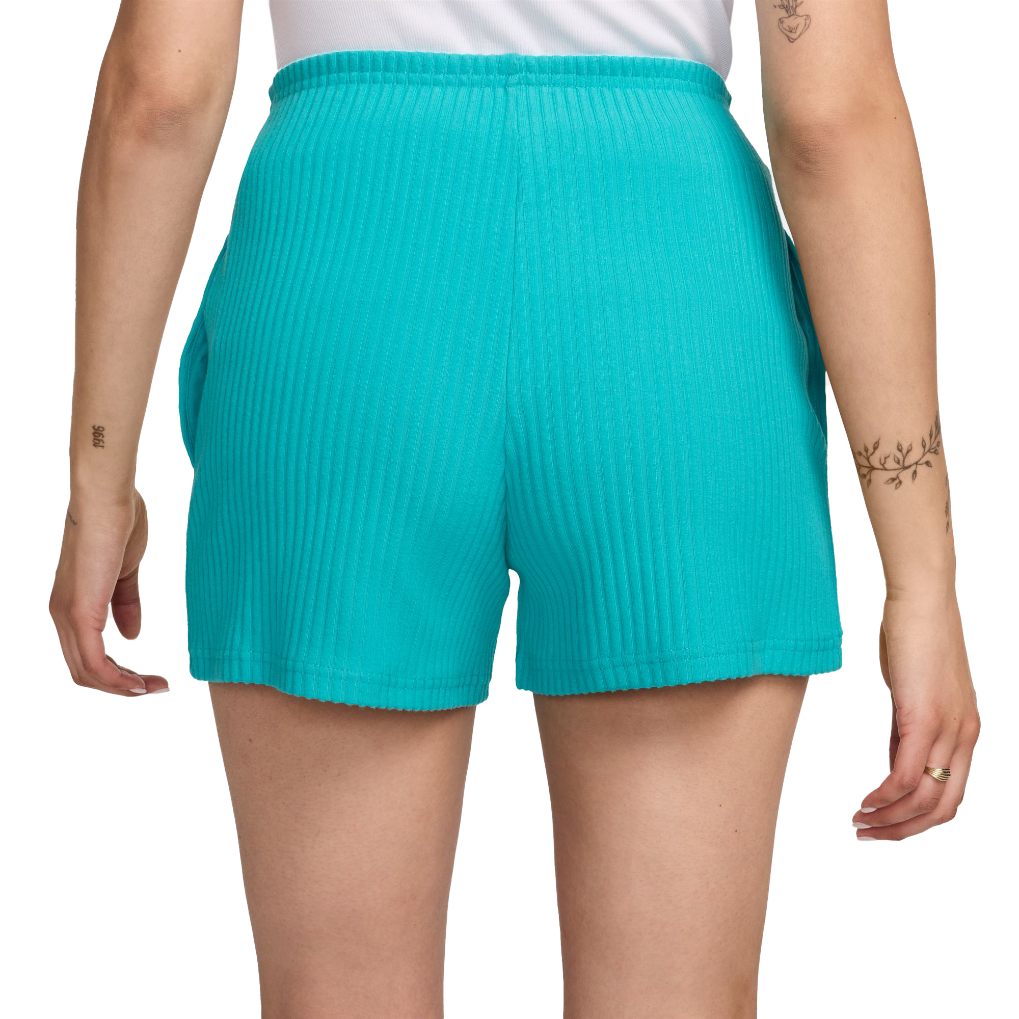 Nike Sportswear Chill Knit High-Waisted Slim 3" Ribbed Women's Shorts