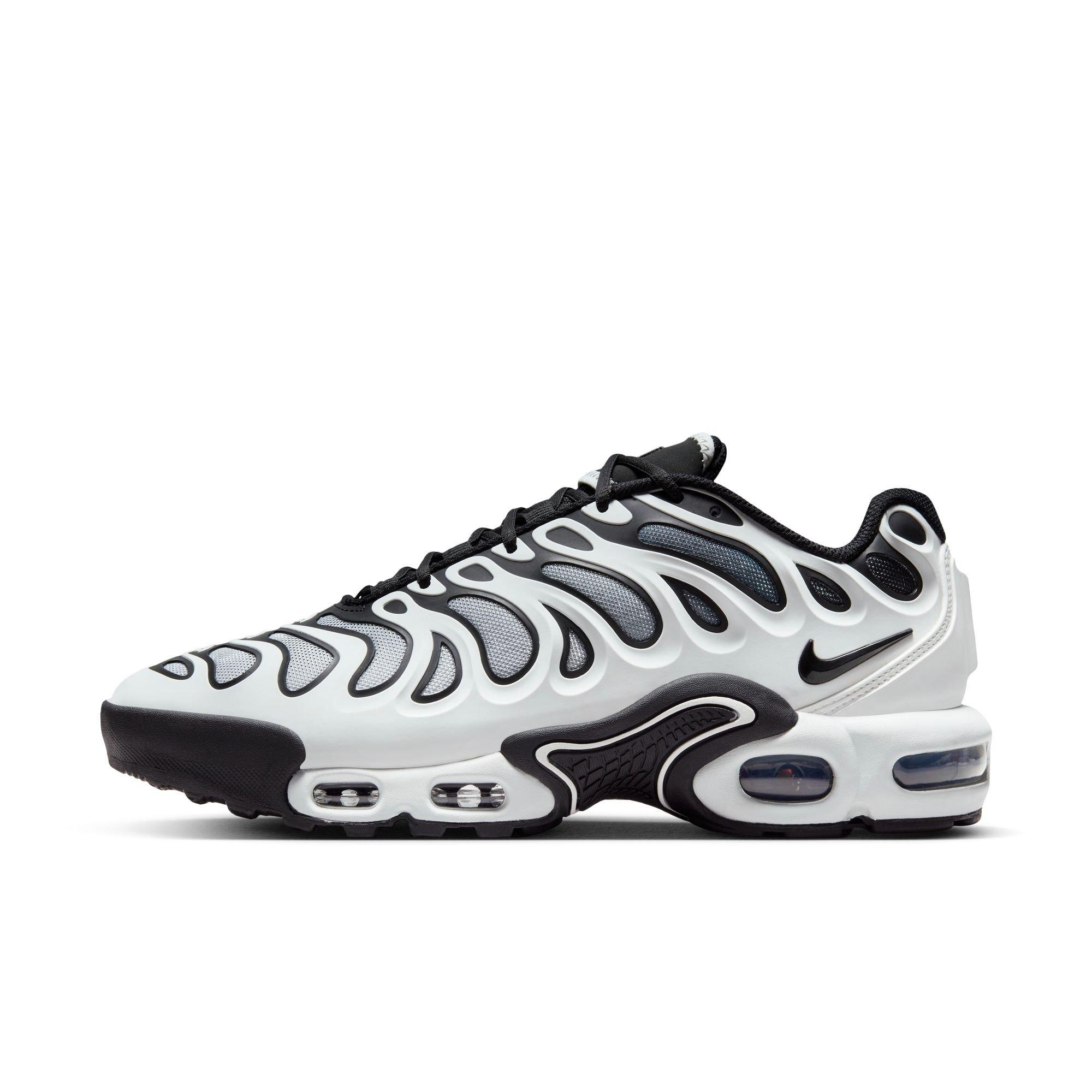 Nike Air Max Plus Drift "White/Black" Women's Shoe - SUMMIT WHITE/BLACK/METALLIC SILVER Thumbnail View 6