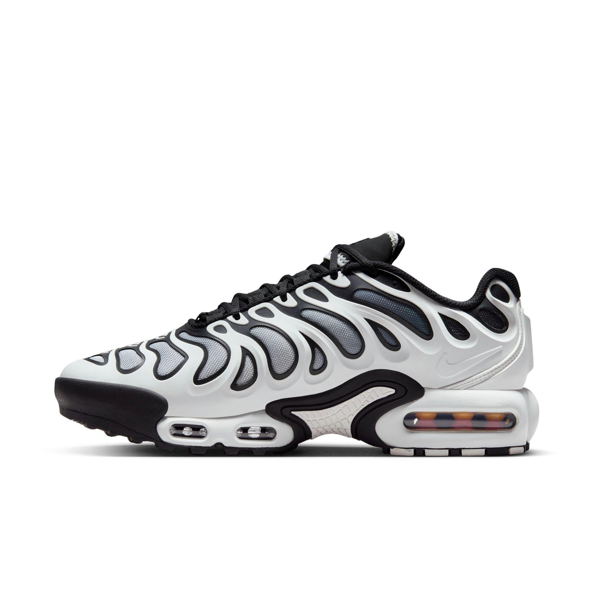 Nike Air Max Plus Drift "White/Black" Women's Shoe - SUMMIT WHITE/BLACK/METALLIC SILVER Thumbnail View 7