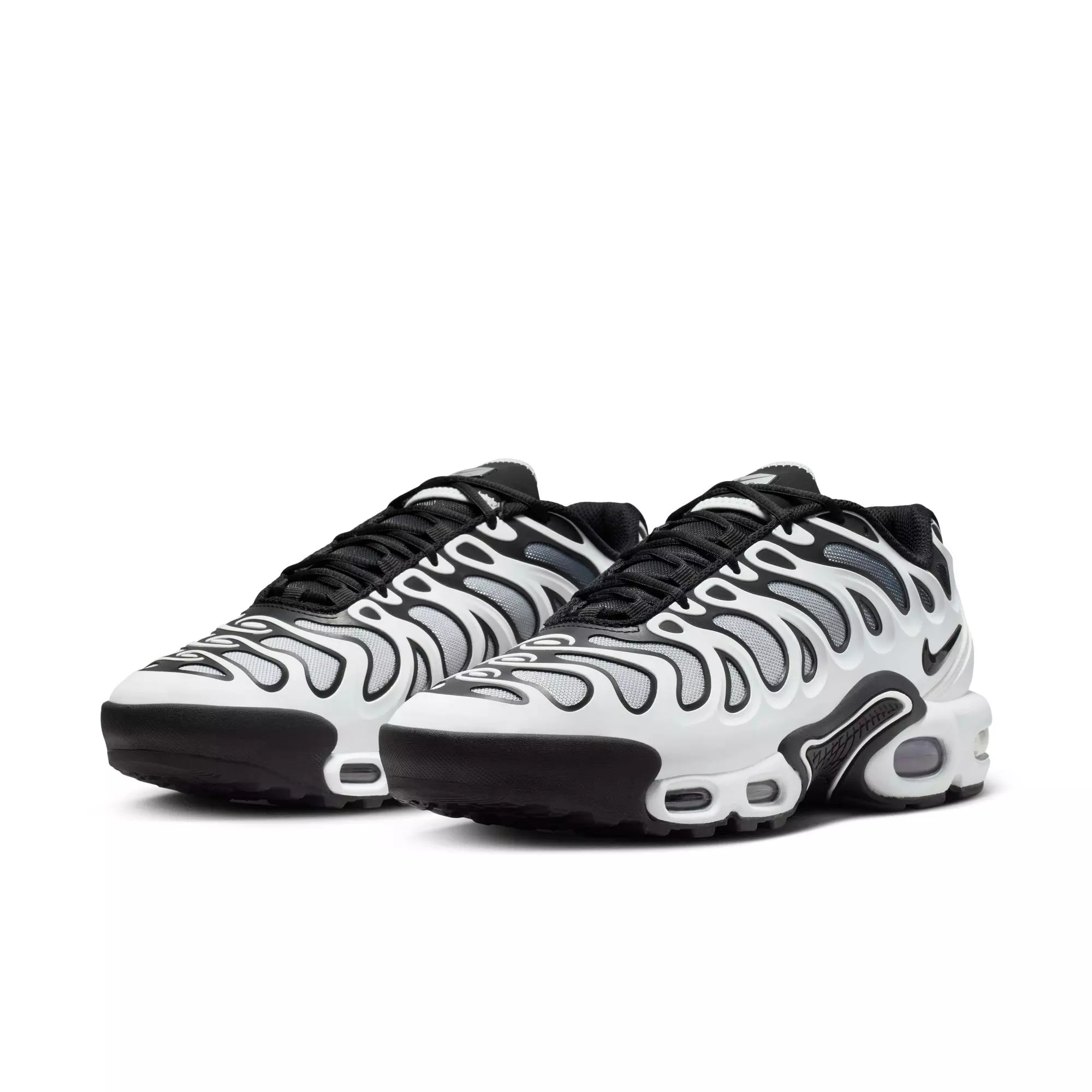 Nike Air Max Plus Drift "White/Black" Women's Shoe - SUMMIT WHITE/BLACK/METALLIC SILVER