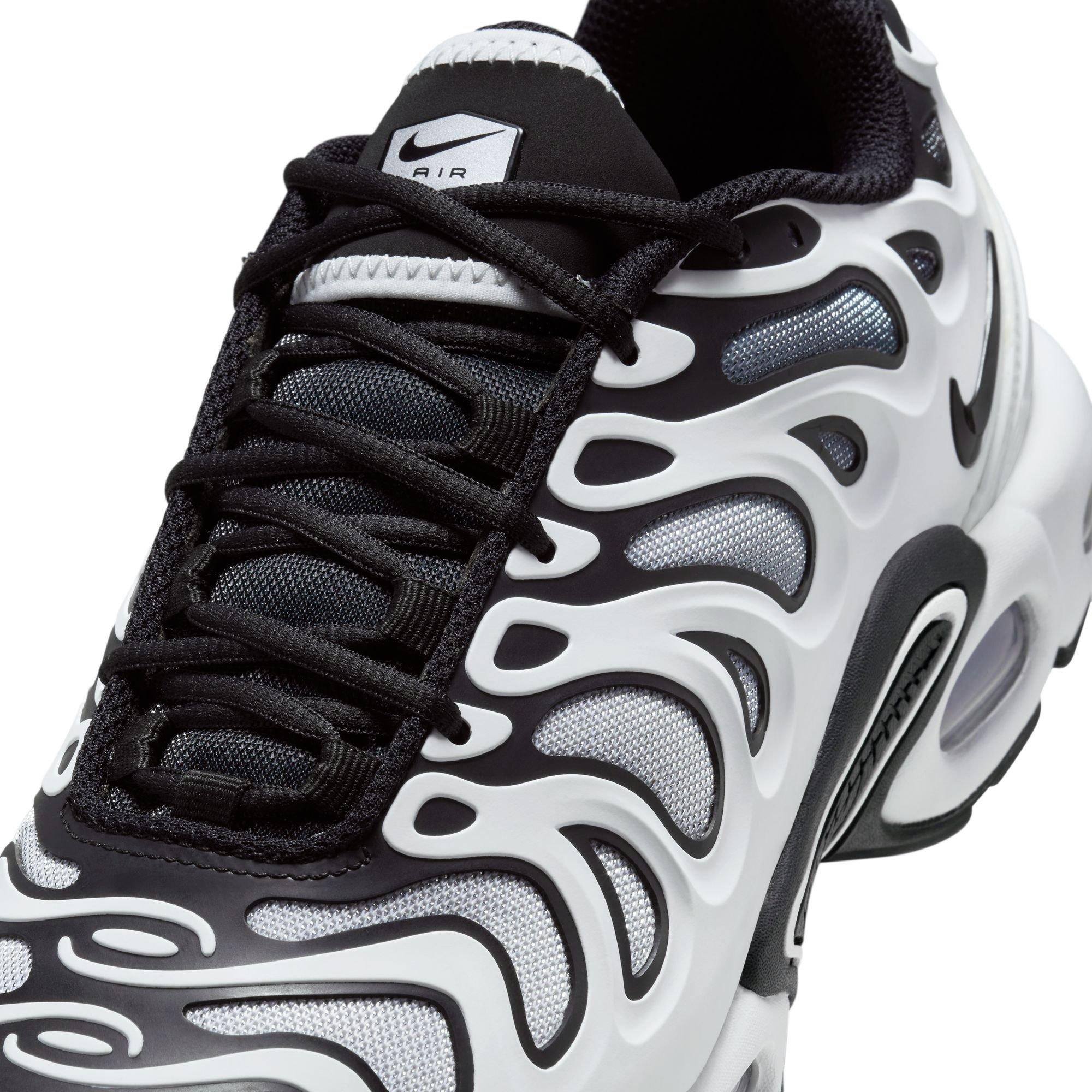 Nike Air Max Plus Drift "White/Black" Women's Shoe - SUMMIT WHITE/BLACK/METALLIC SILVER Thumbnail View 4