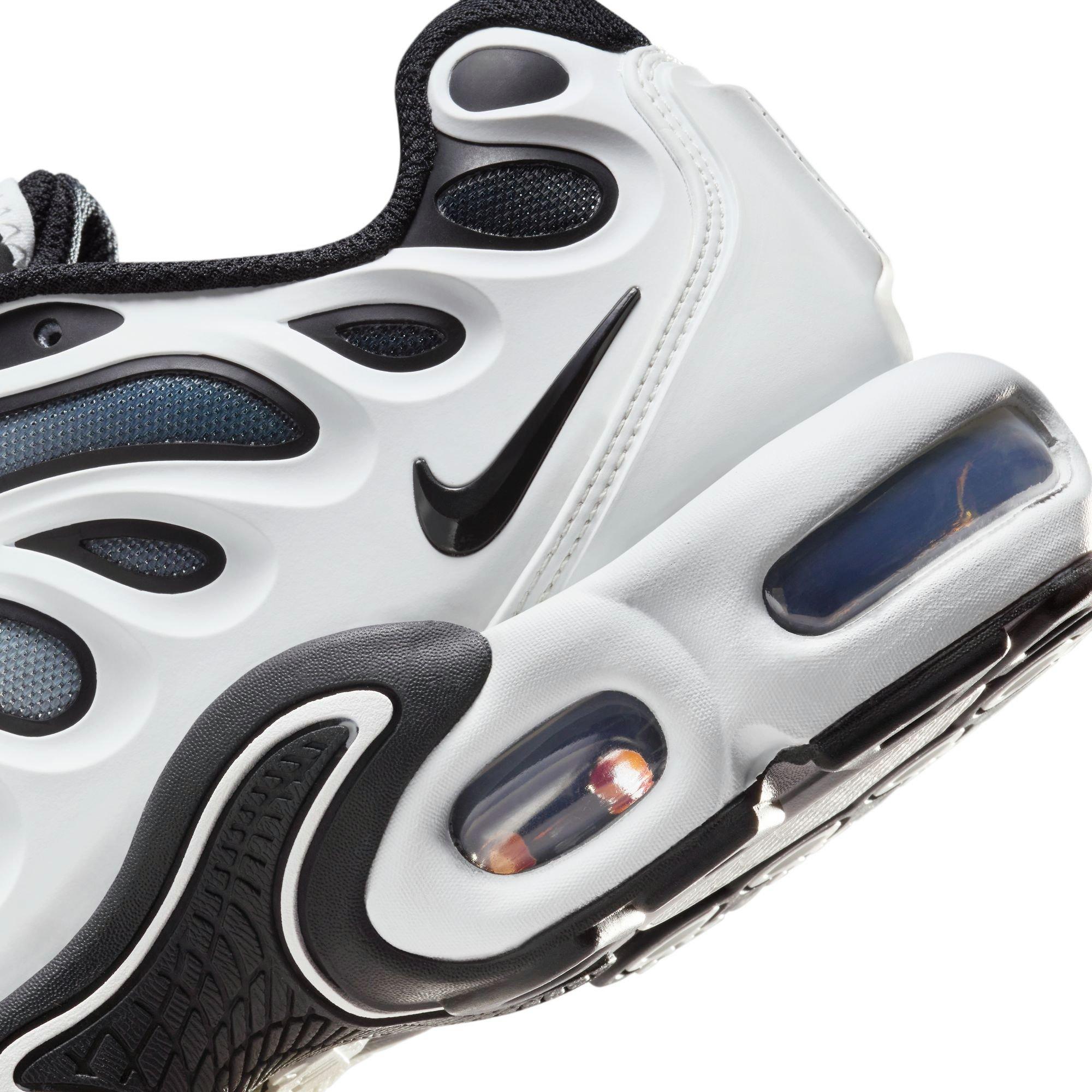 Nike Air Max Plus Drift "White/Black" Women's Shoe - SUMMIT WHITE/BLACK/METALLIC SILVER Thumbnail View 5