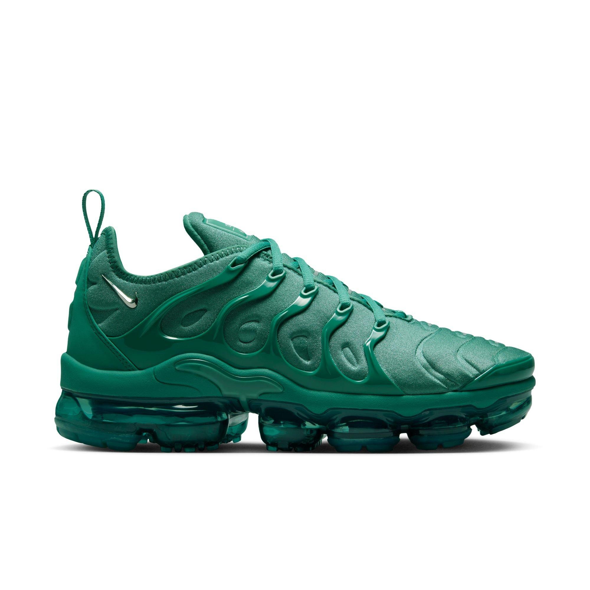 Nike VaporMax Plus "Bicoastal/Chrome/Metallic Silver" Women's Shoe - WHITE/GREEN Thumbnail View 1
