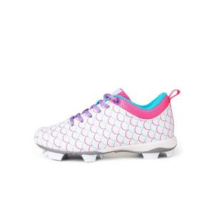 RIP-IT Emma Play-Ball "White/Pink/Purple" Preschool Girls' Softball Cleat
