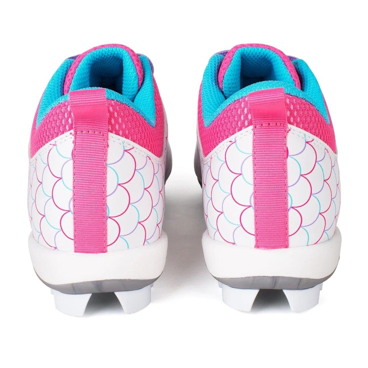 RIP-IT Emma Play-Ball  Preschool Girls' "White/Pink/Purple" Softball Cleat