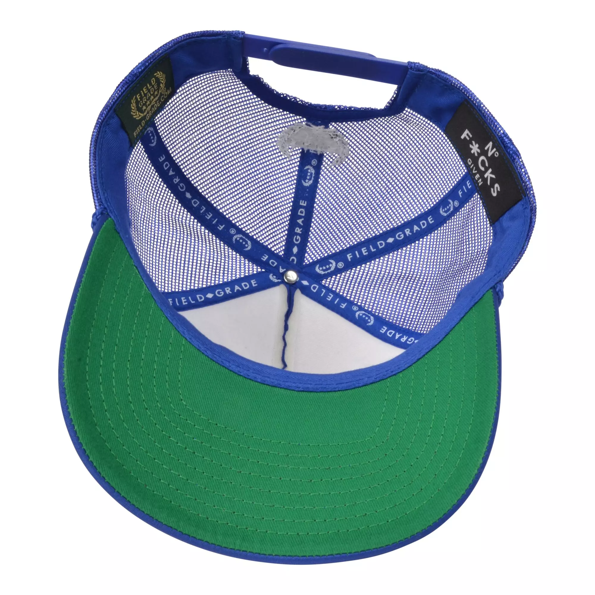 Field Grade No F*cks Given Trucker Snapback-Royal - ROYAL