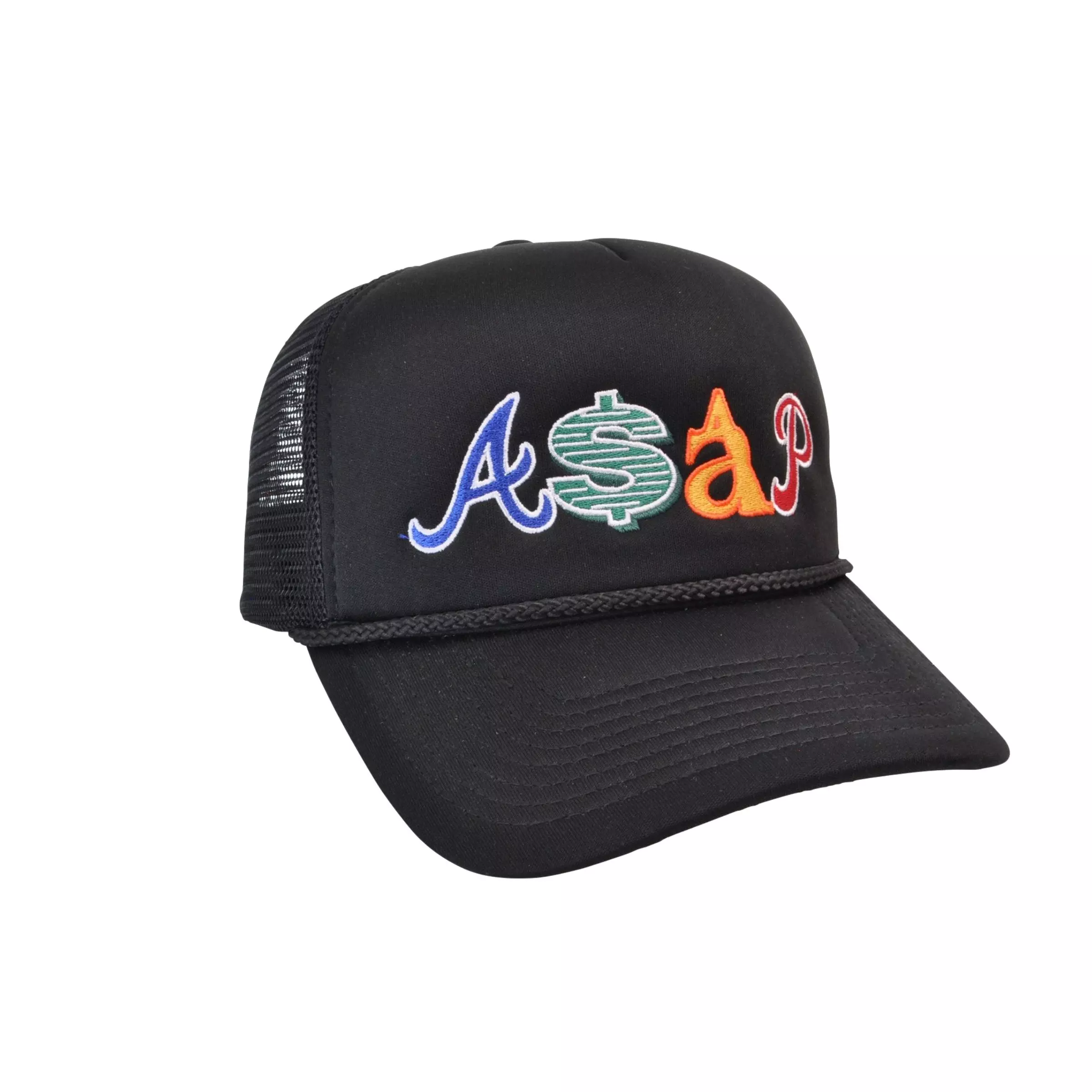 Field Grade ASAP Cord Snapback-Black - BLACK